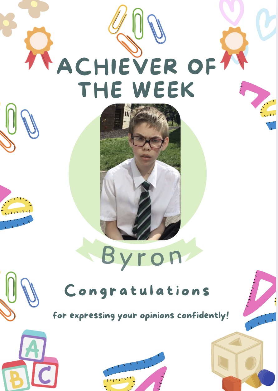 Image of Achiever of the week