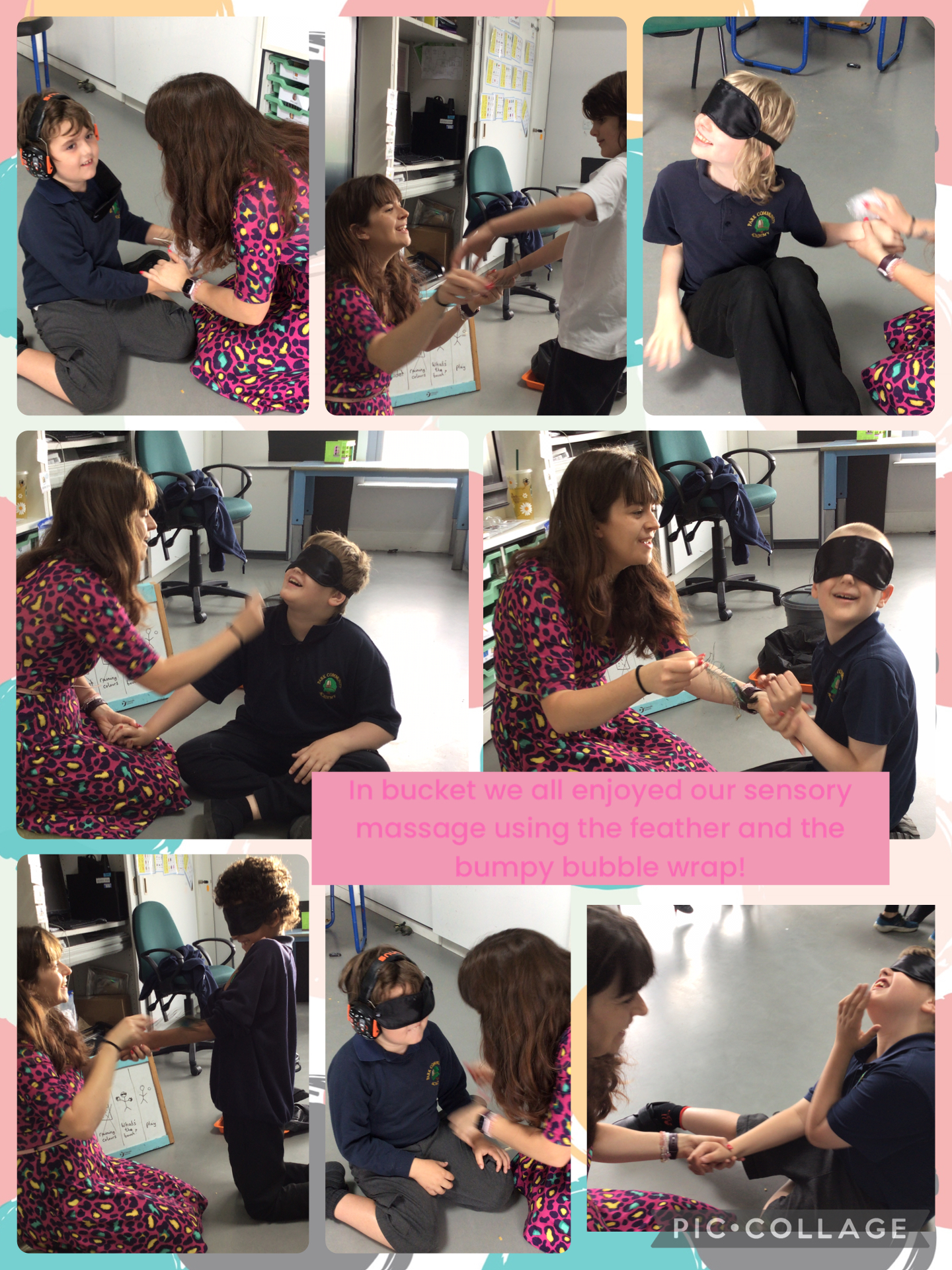 Image of Sensory massage in bucket 