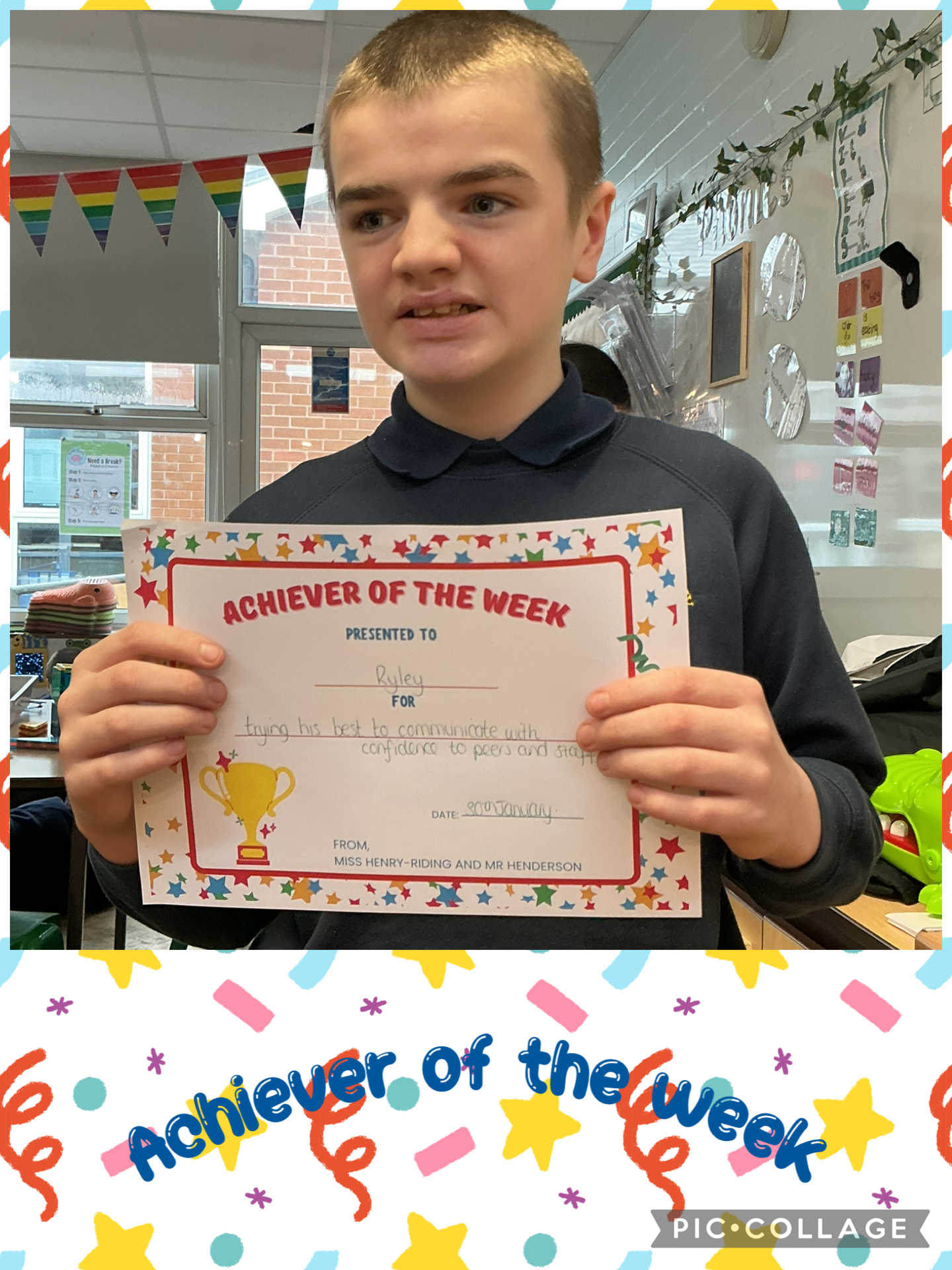 Image of Achiever of the week