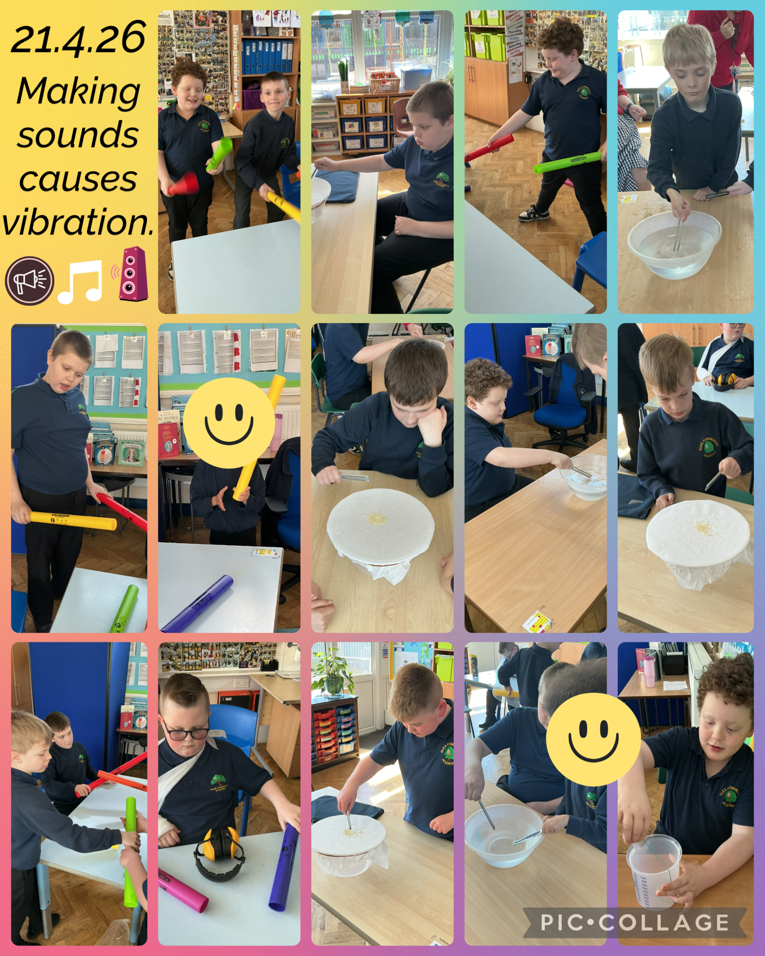 Image of Making sound