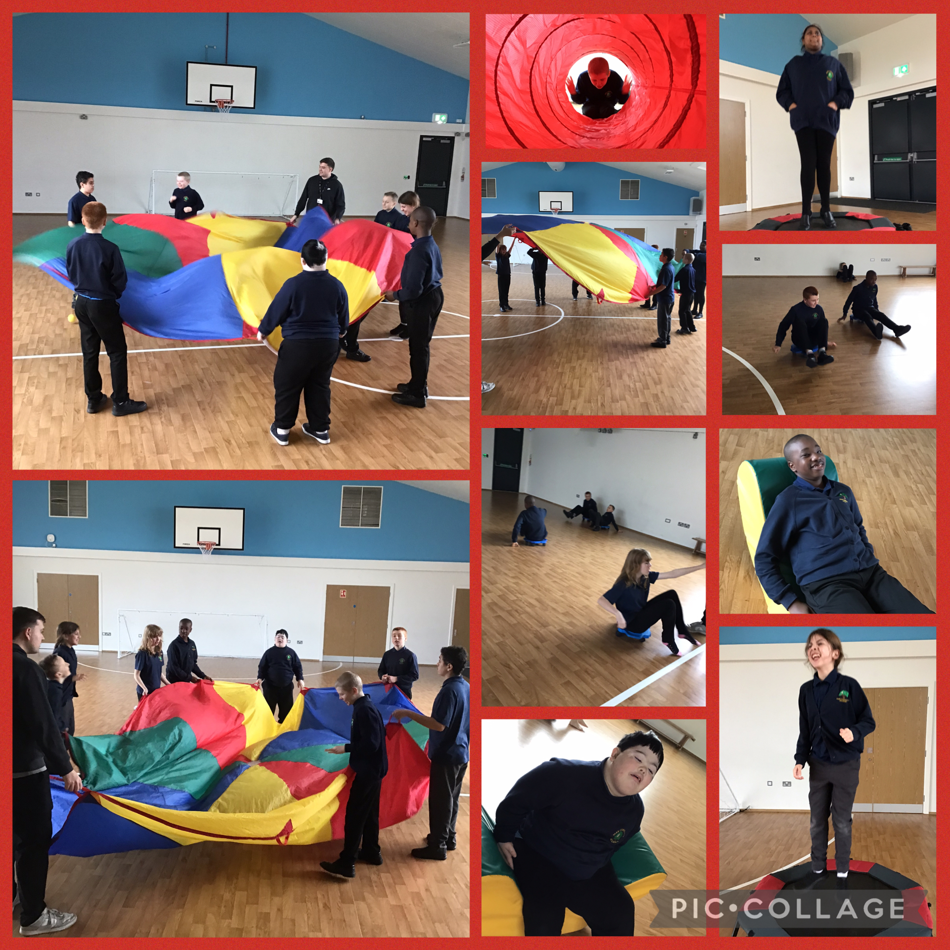 Image of Fun in the sports hall 