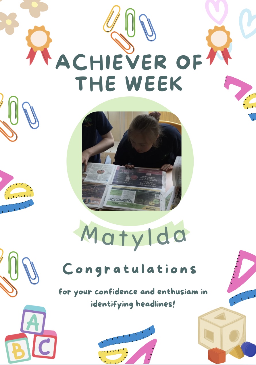 Image of Achiever of the week