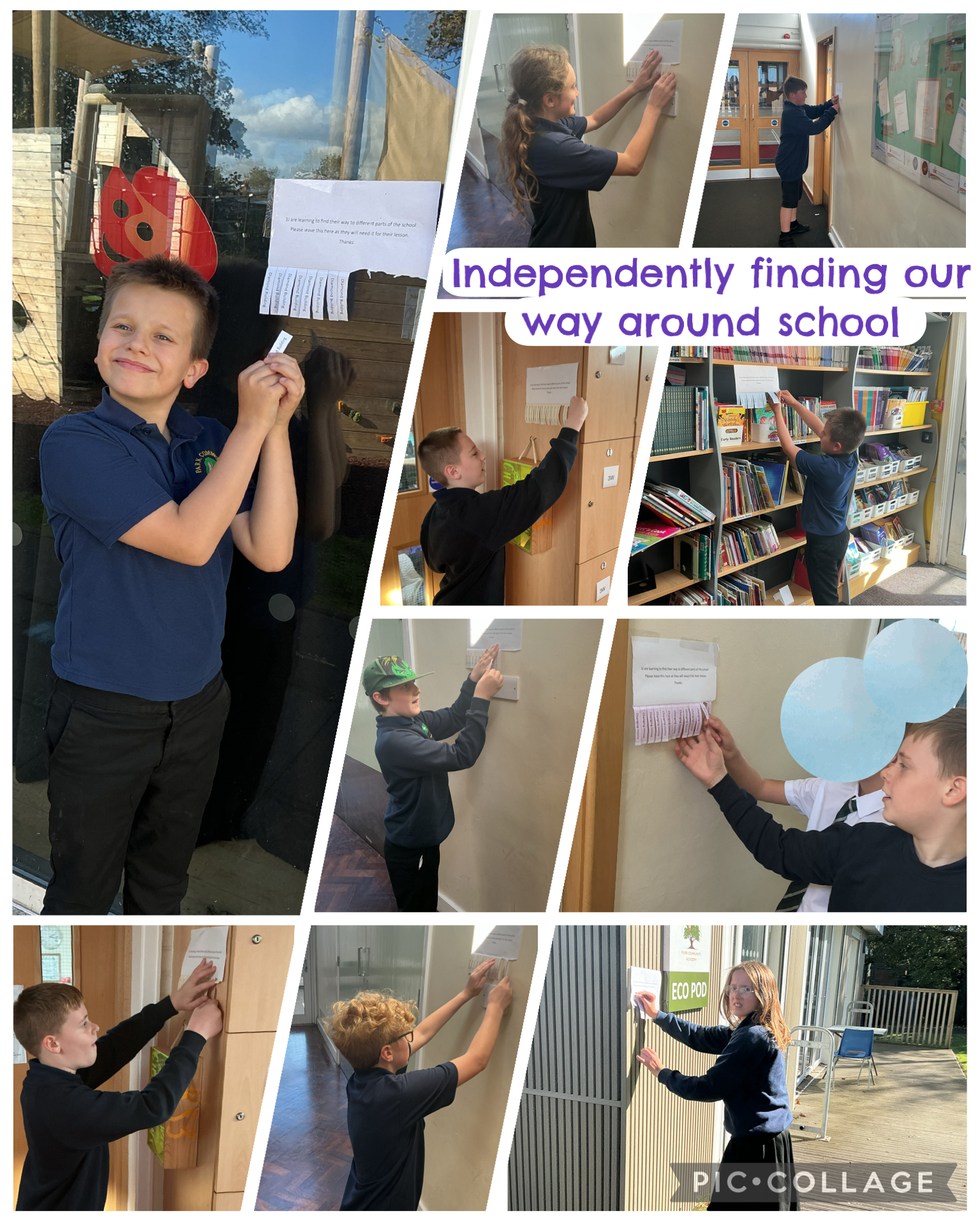 Image of Finding our way around school ! 