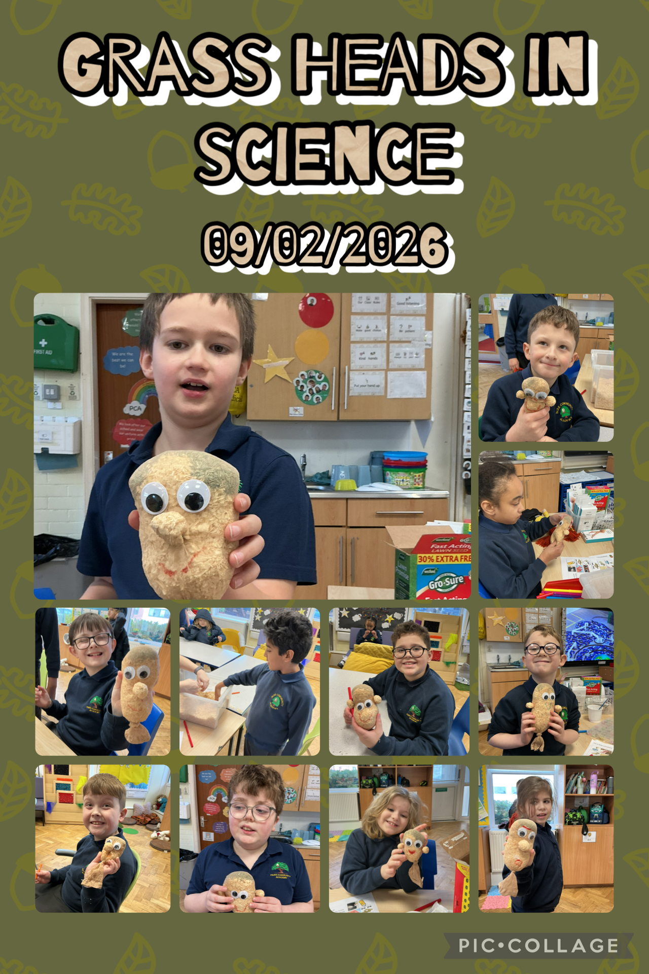 Image of Science Grass Heads