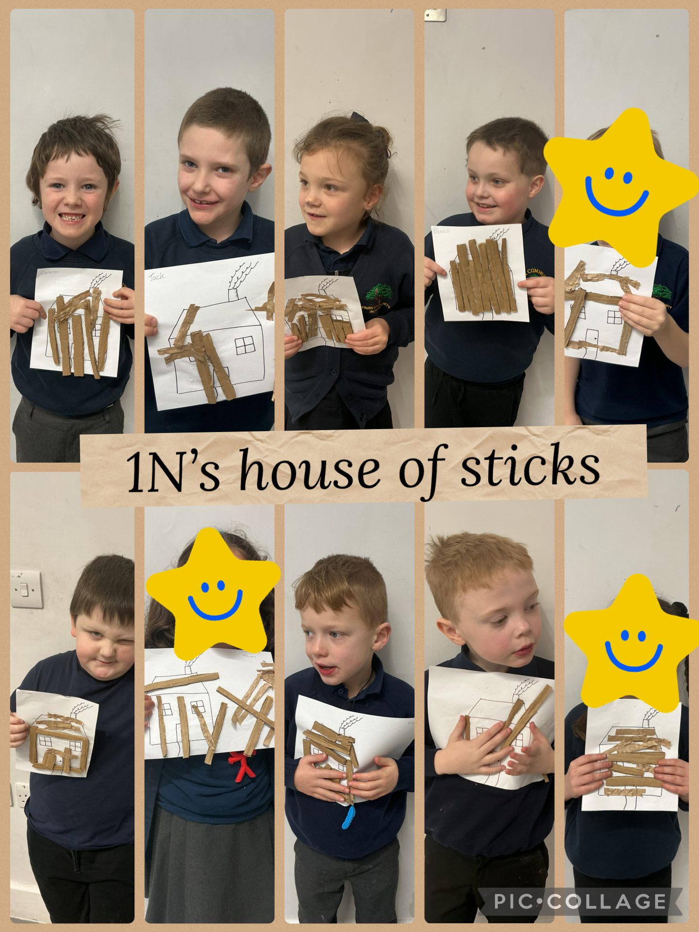 Image of Our stick houses 
