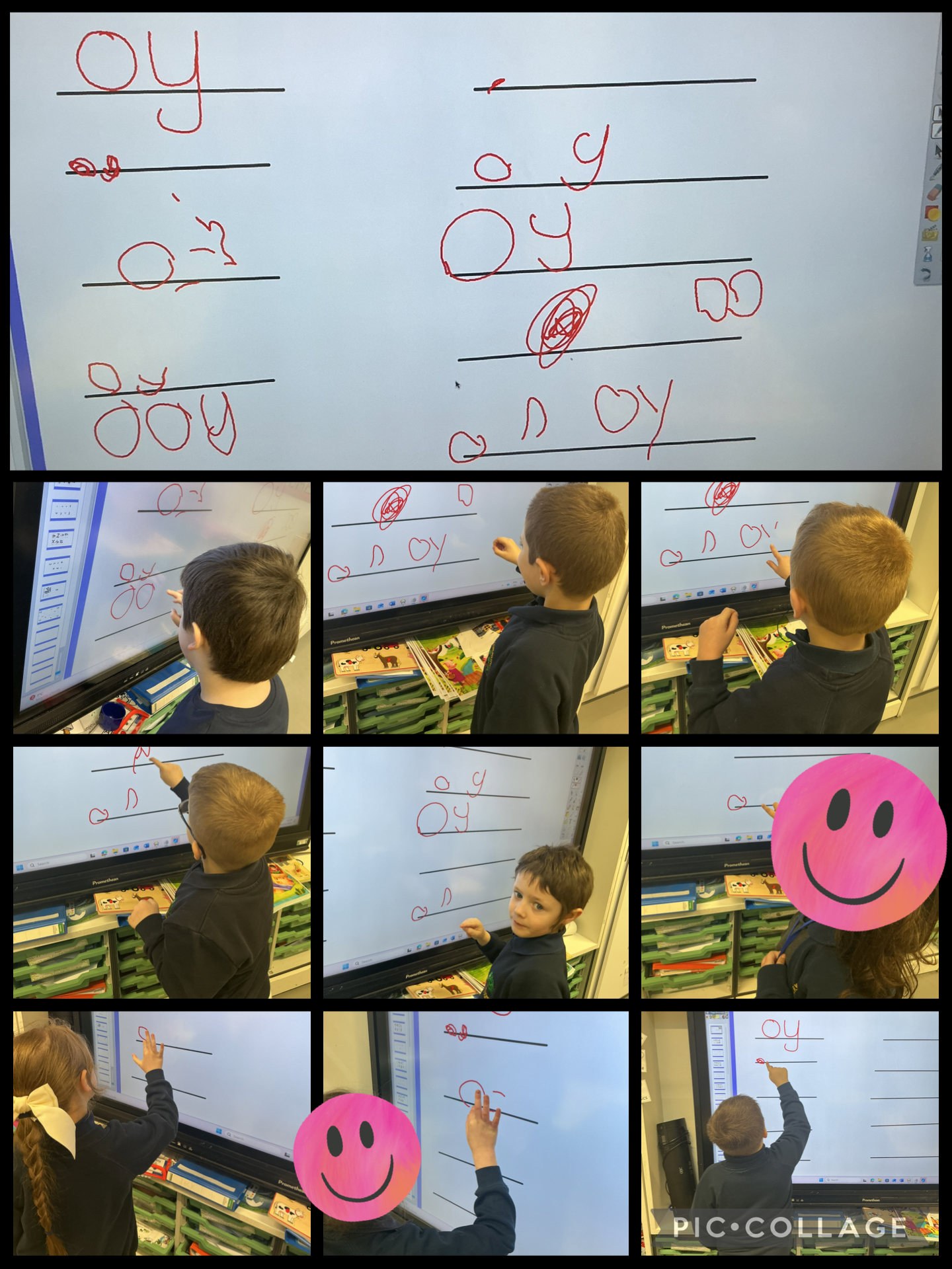 Image of Writing /oy/ in Phonics 