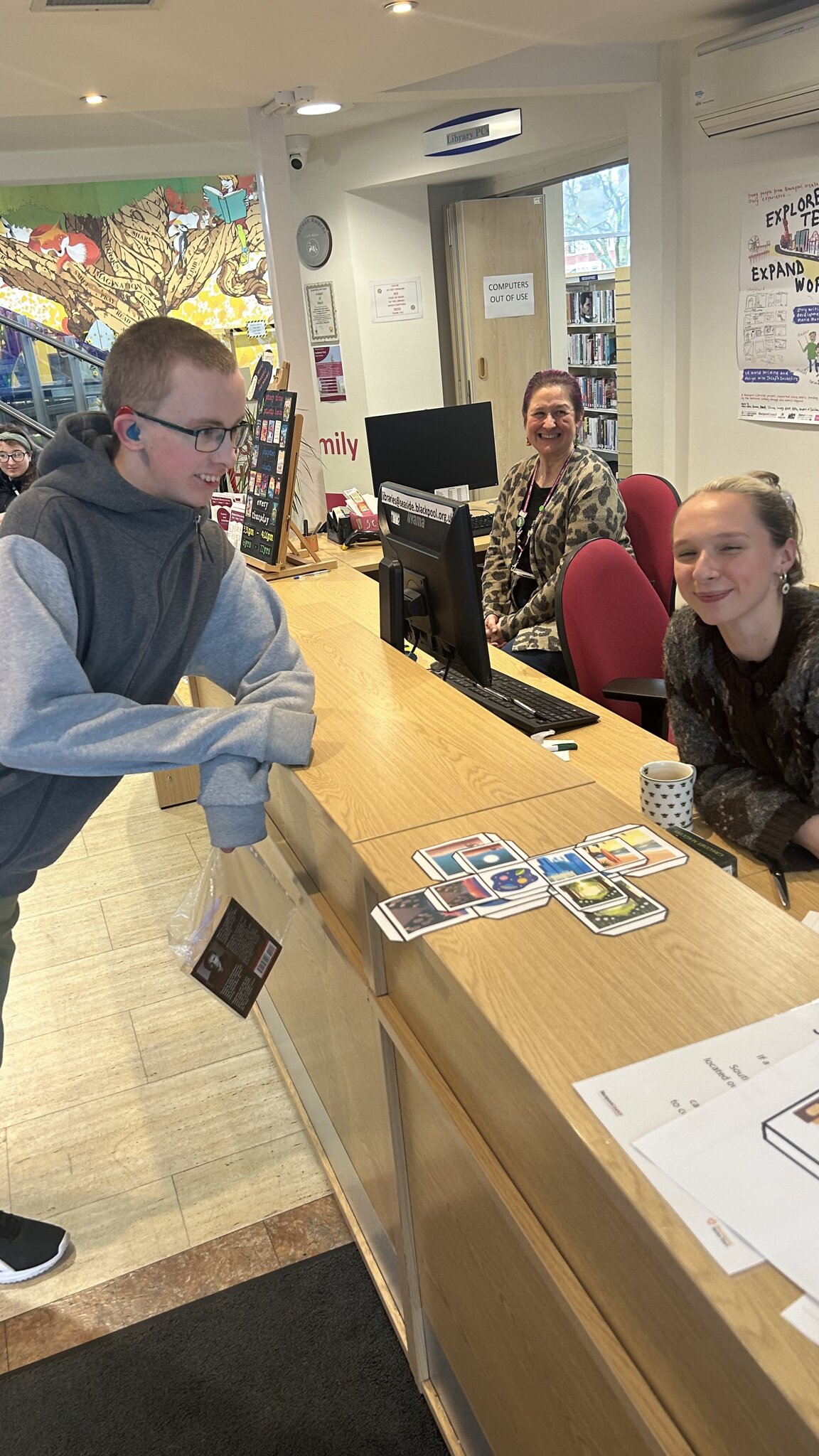 Image of Library visit