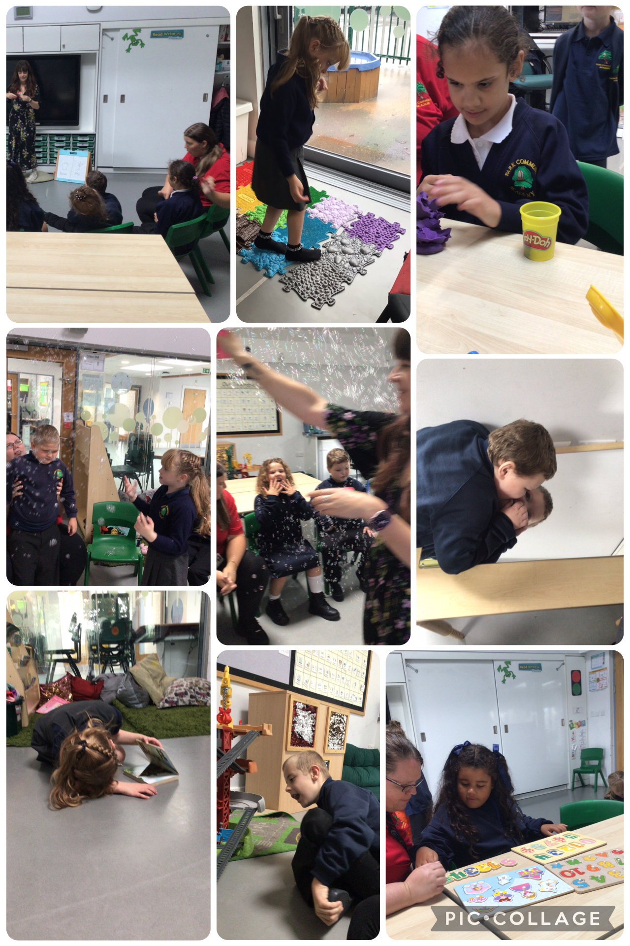 Image of Settling into new class! 