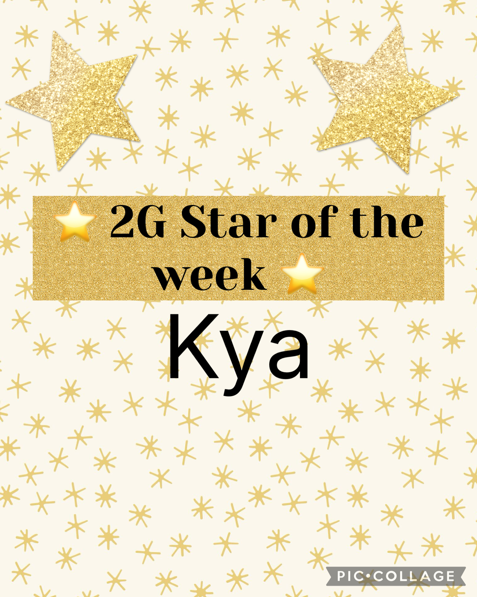 Image of 2G Star of the week