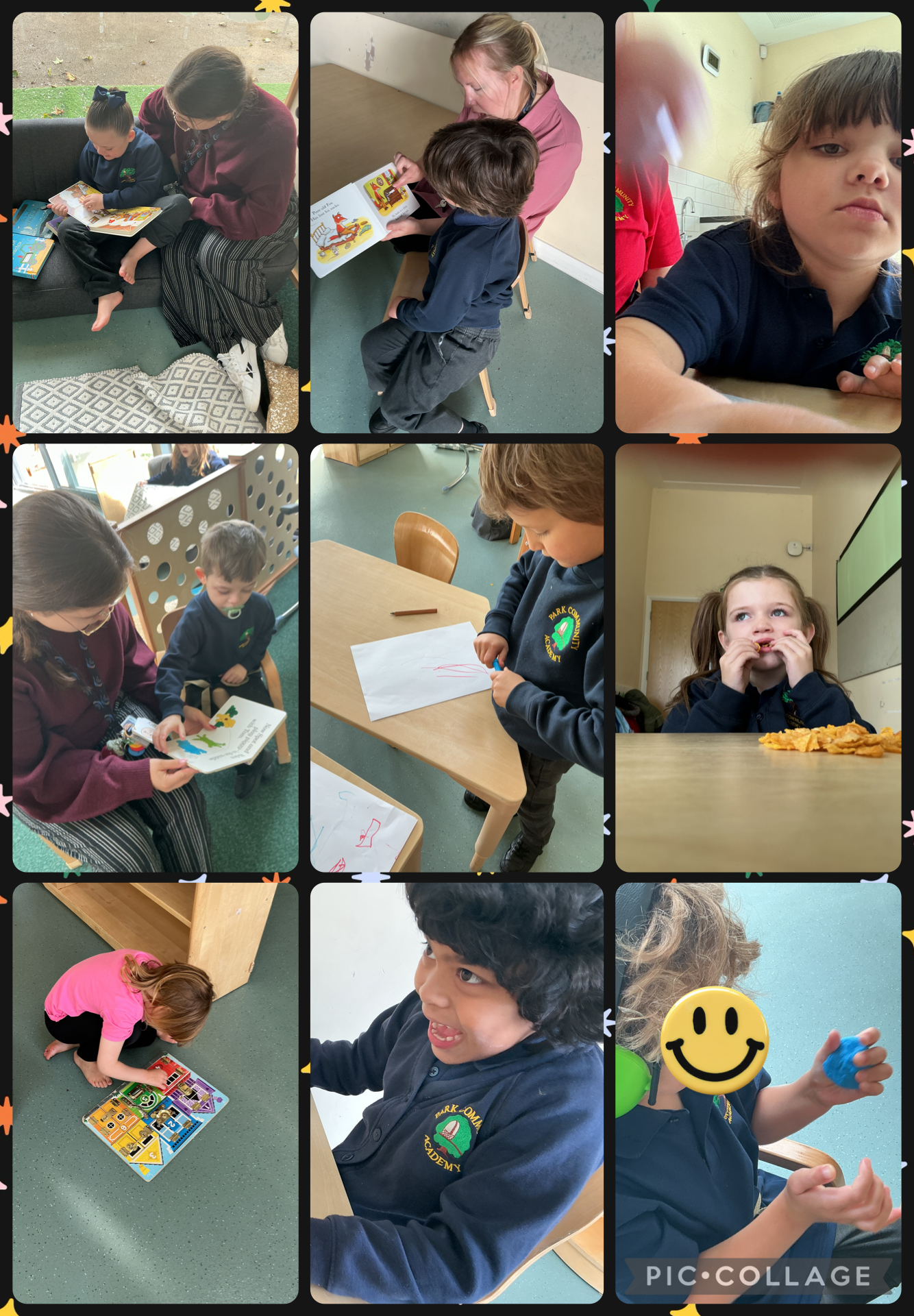 Image of Reading and mark making