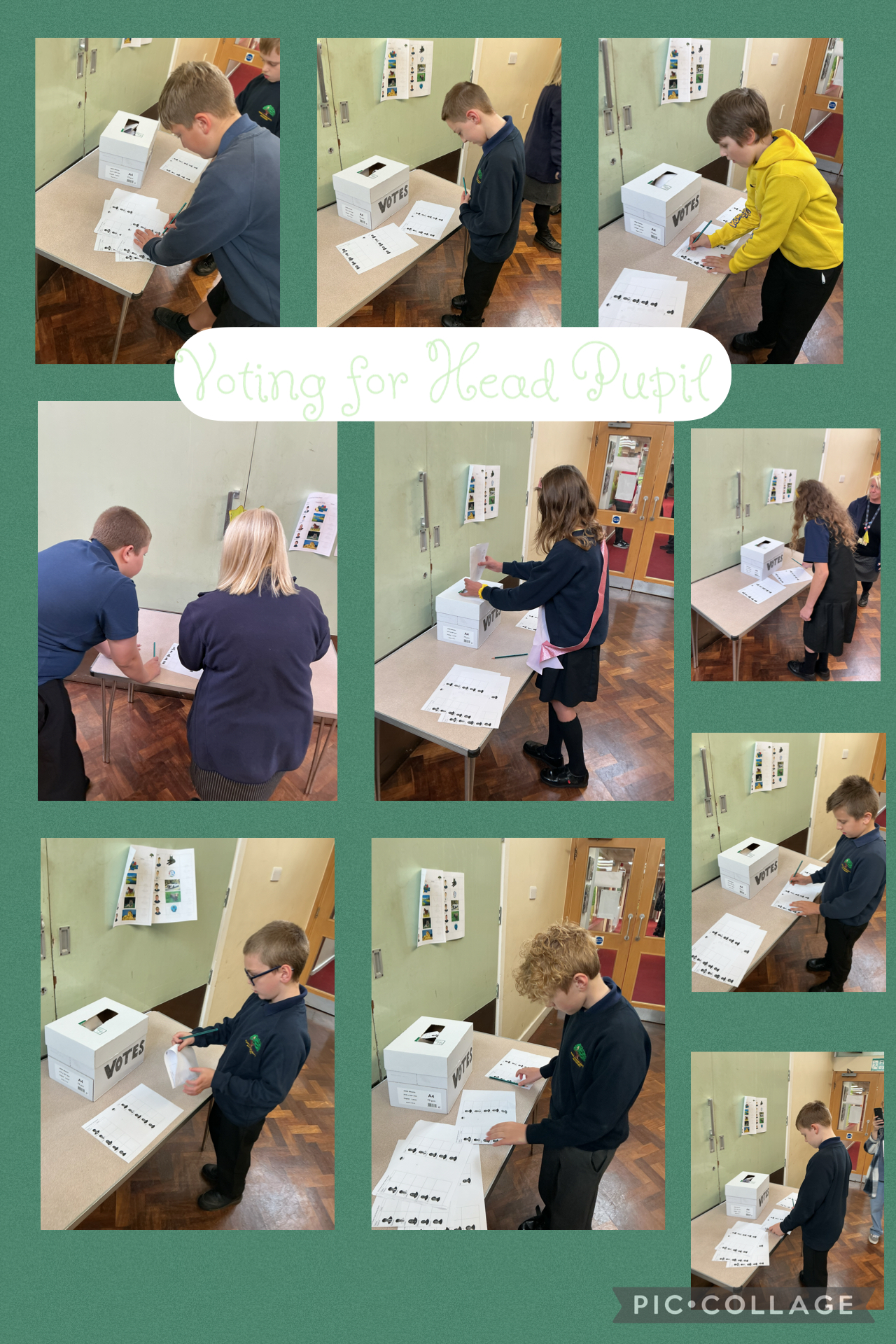 Image of Voting for Head Pupil 