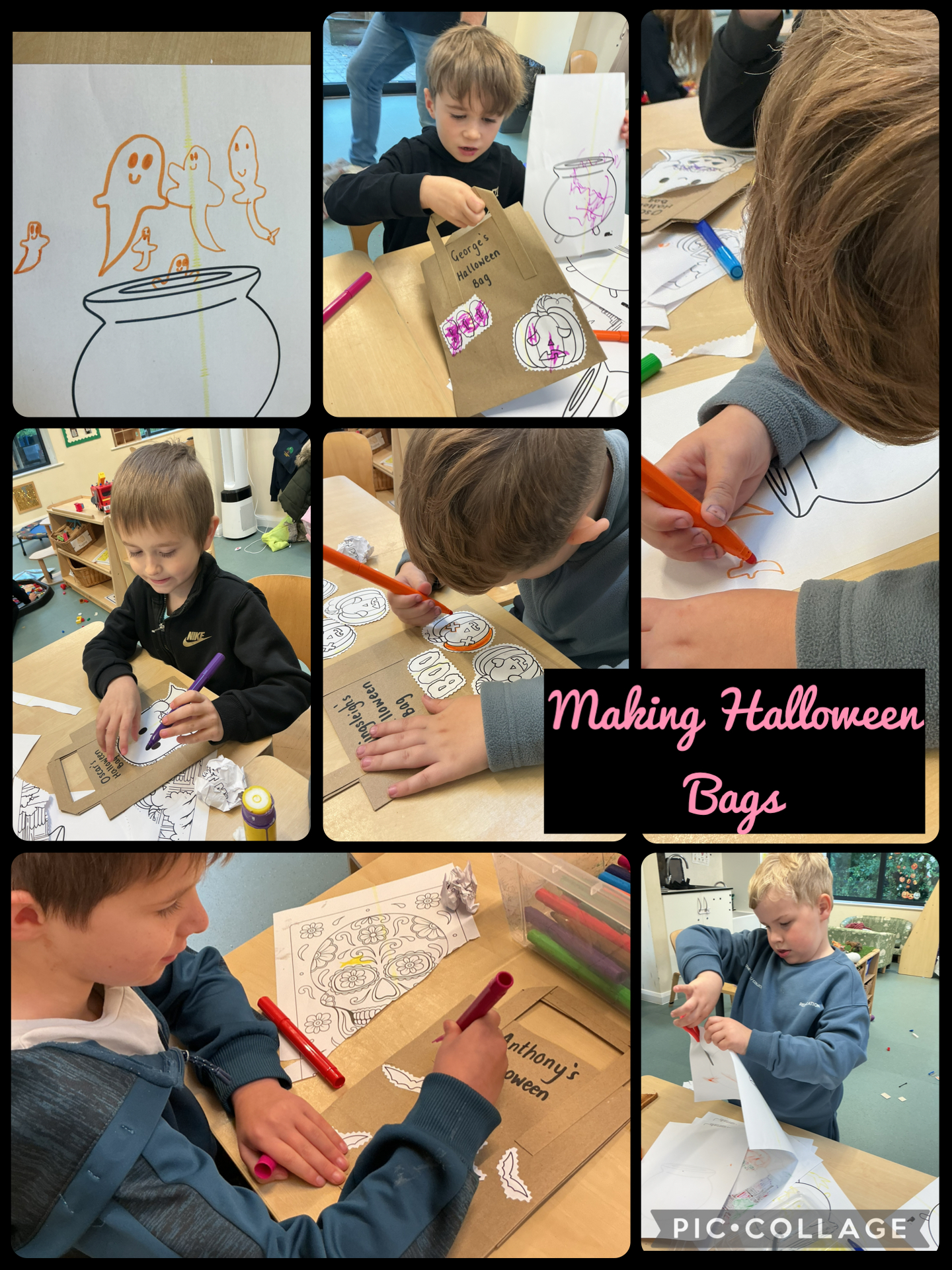 Image of Creating Halloween Bags 