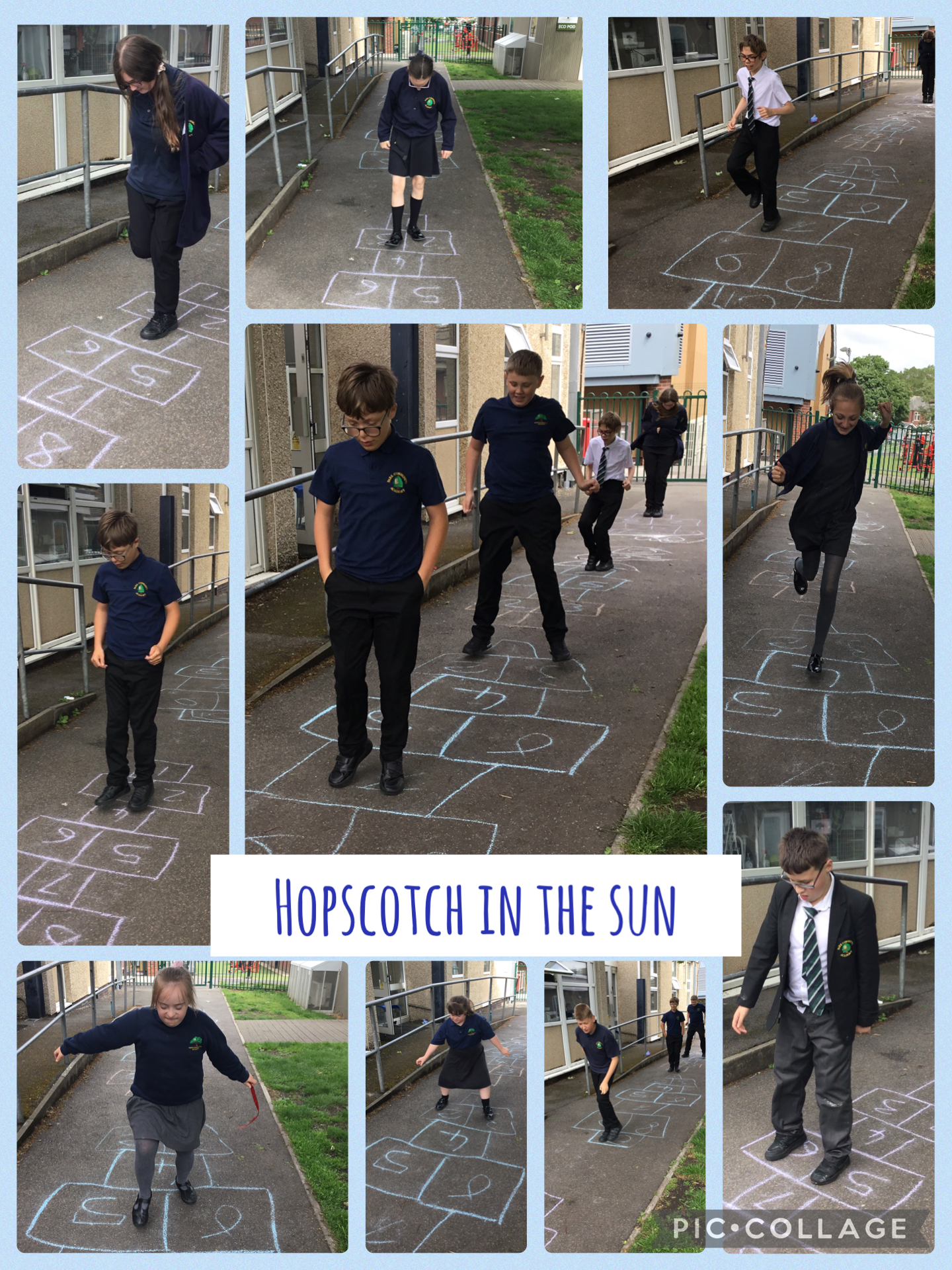 Image of Hopscotch with friends