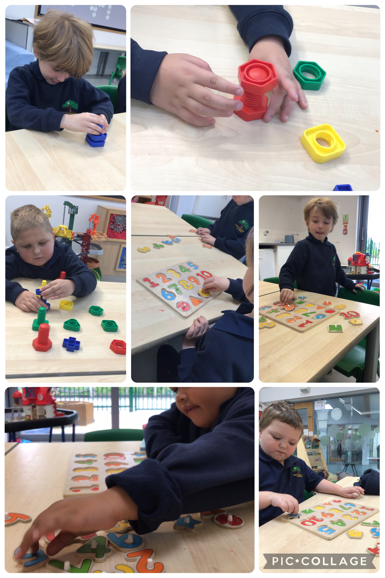 Image of Number recognition and shape sorting!
