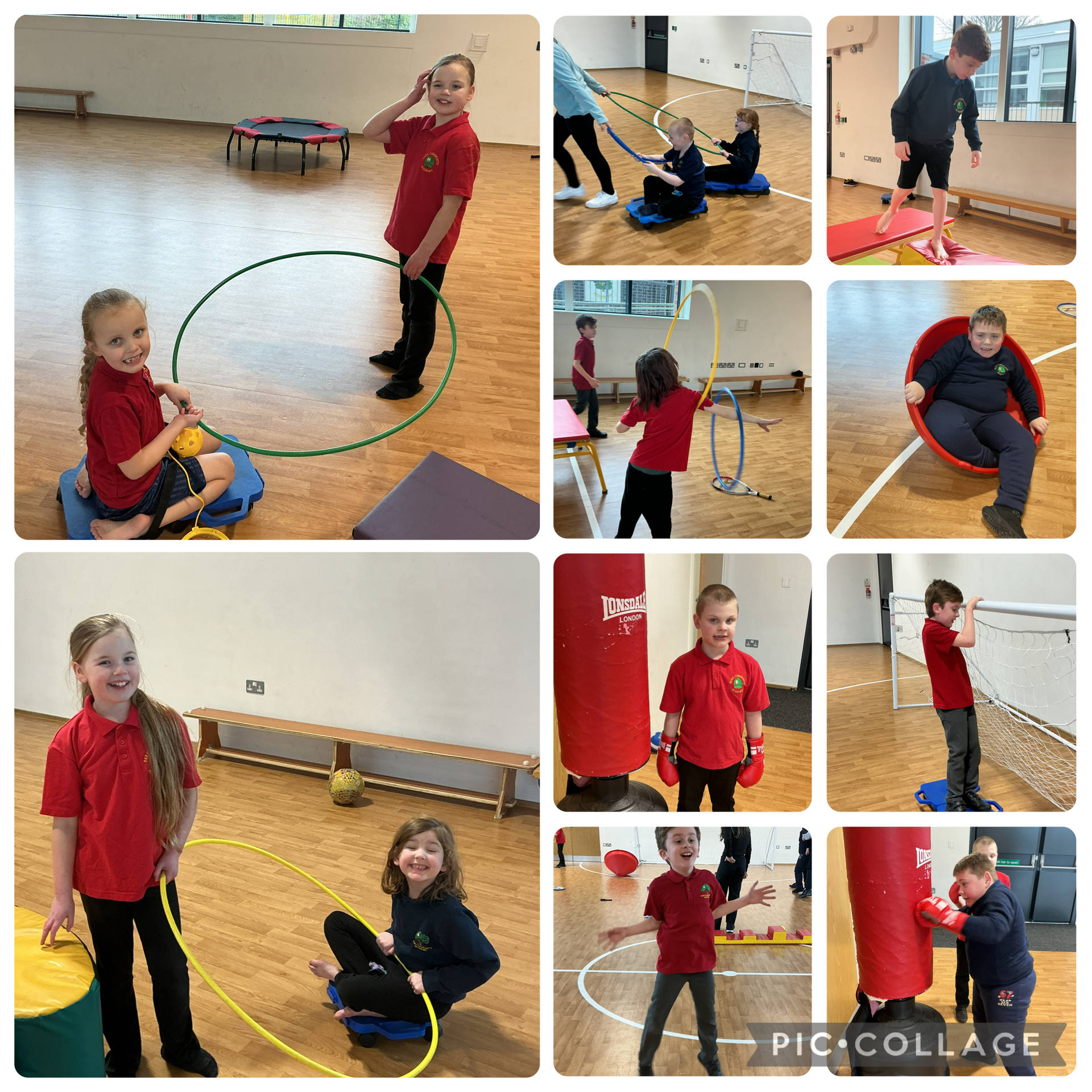 Image of Big smiles for PE!!