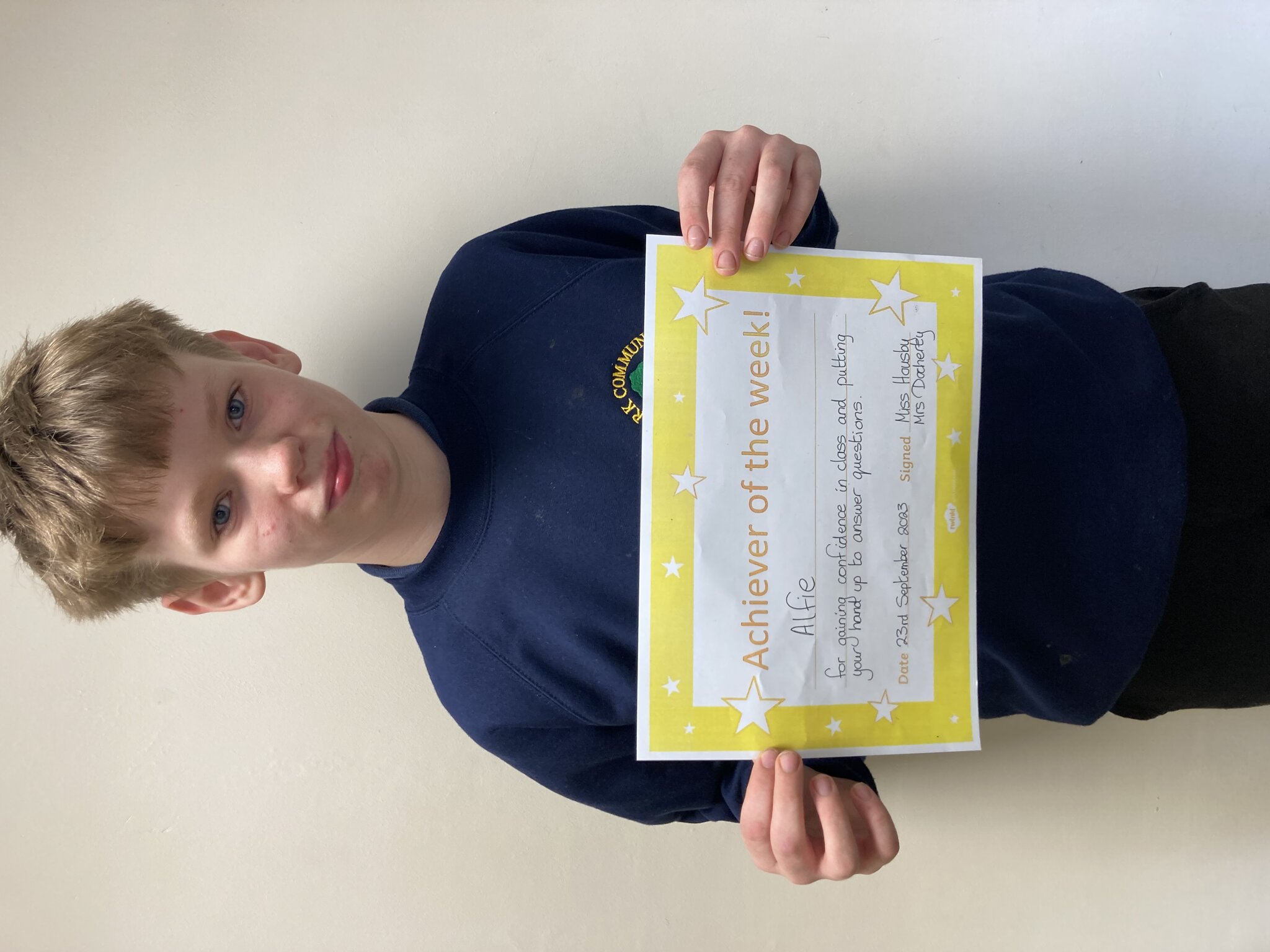 Image of Achiever of the Week