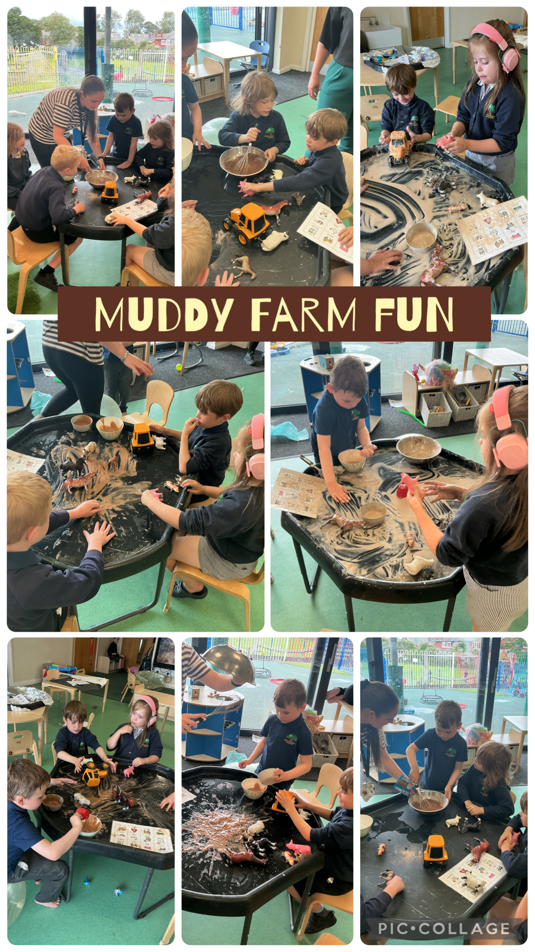 Image of Messy farm play