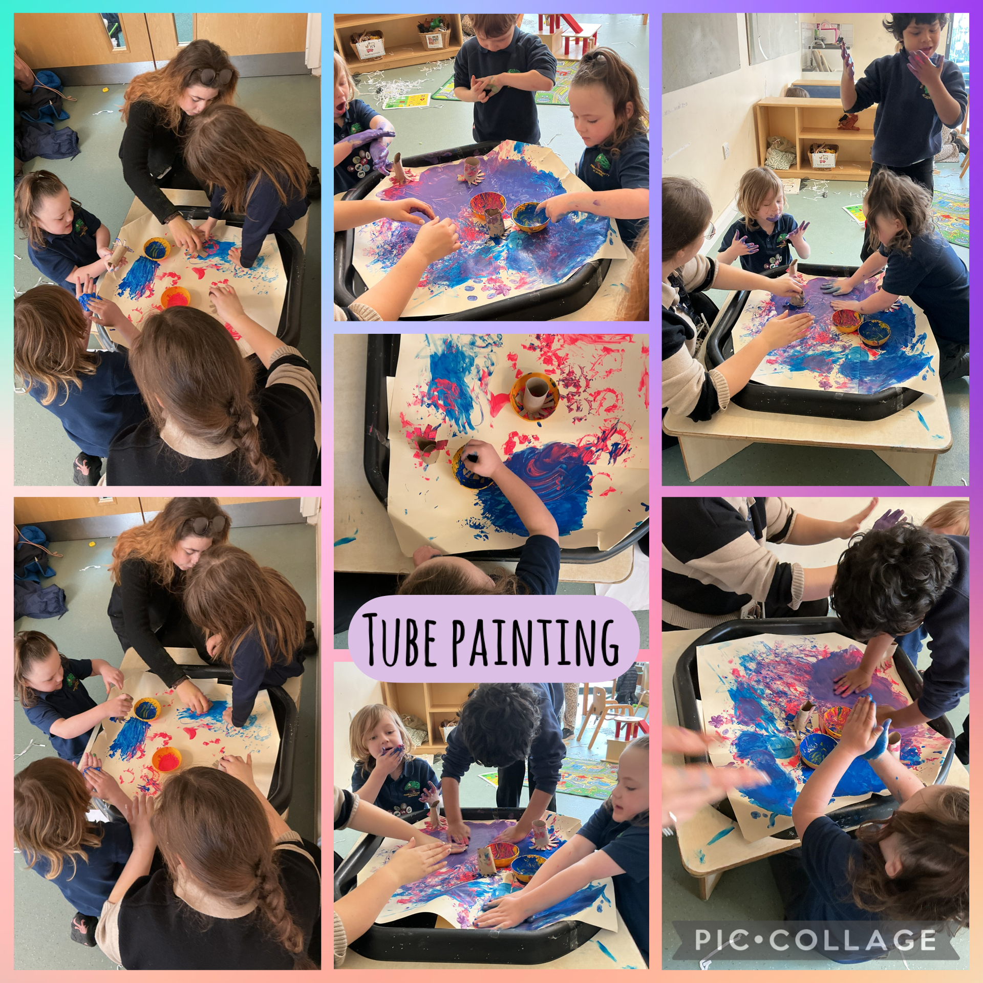 Image of Tube painting