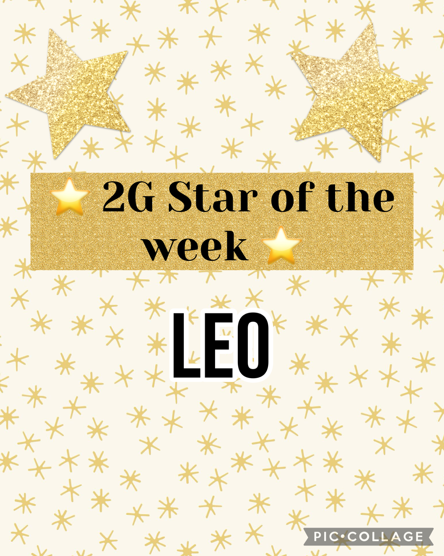 Image of 2G Star of the week! 