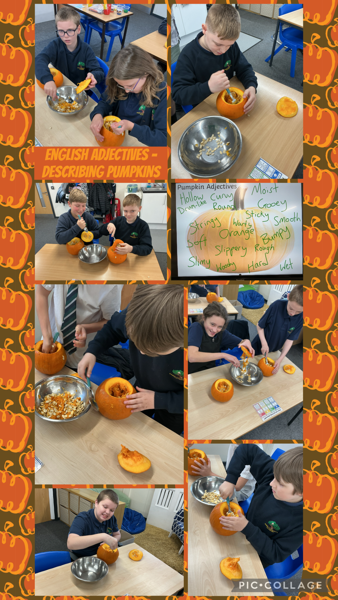 Image of Describing Pumpkins