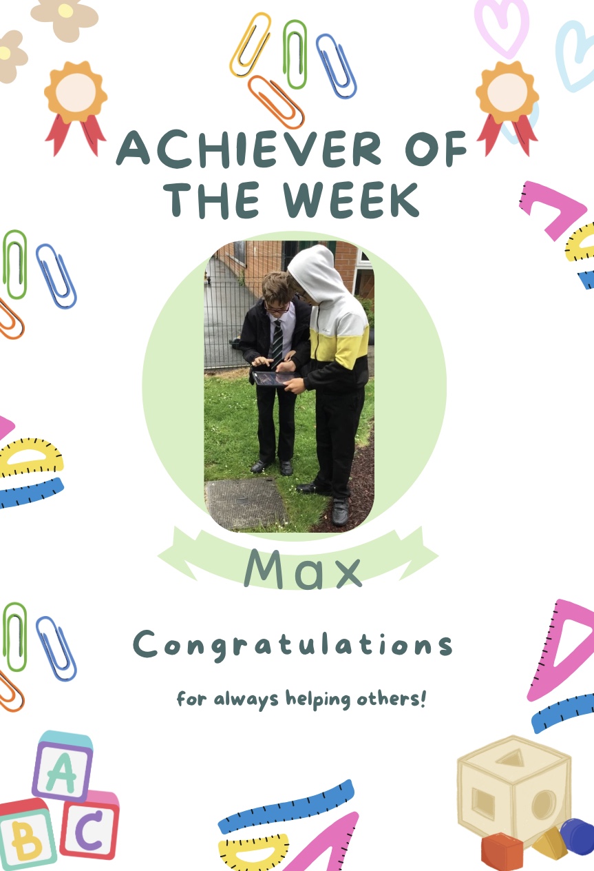 Image of Achiever of the week