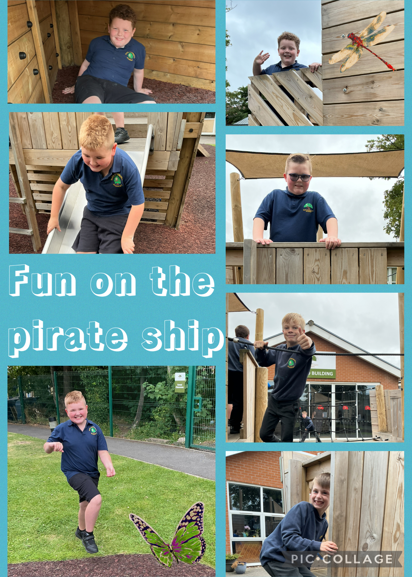 Image of Fun on the pirate ship. 