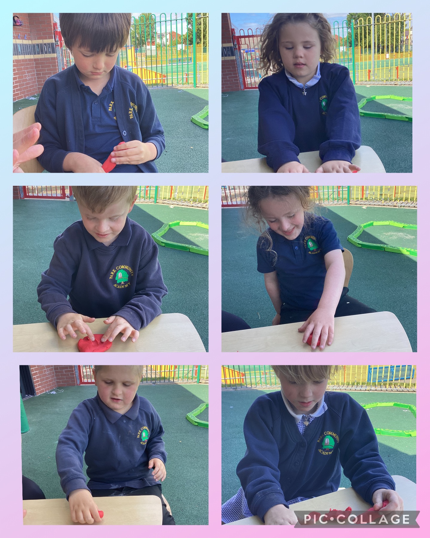 Image of Follow the leader playdough