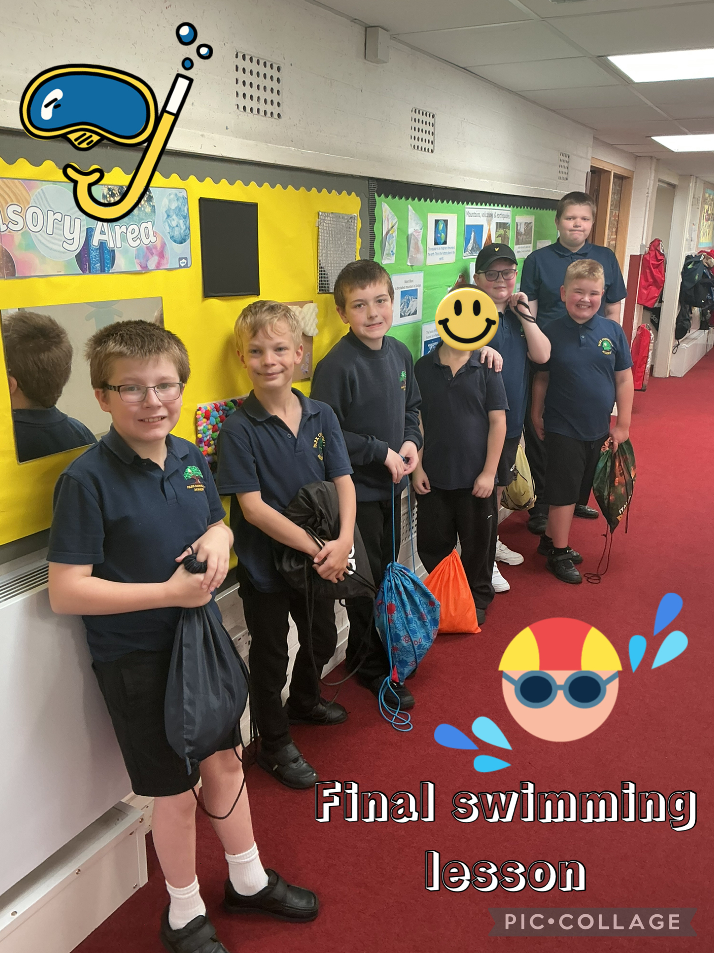 Image of 2G’s final swim!
