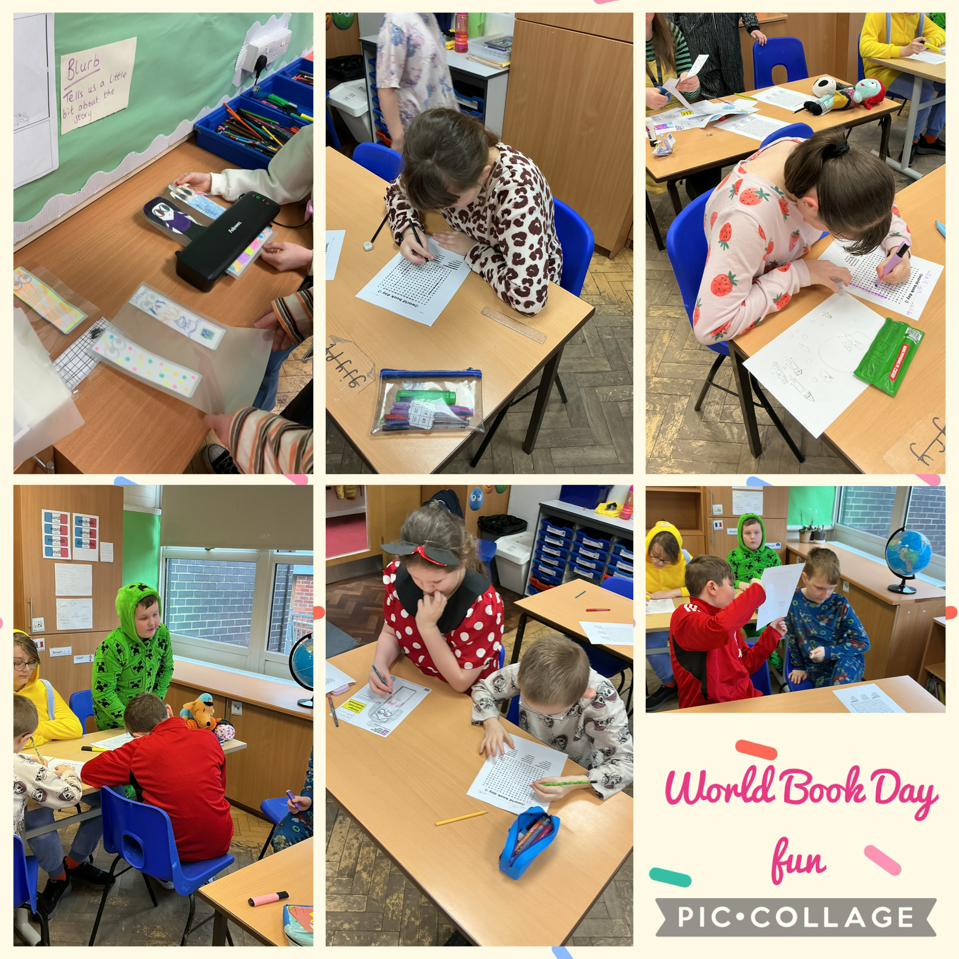 Image of World Book Day activities 