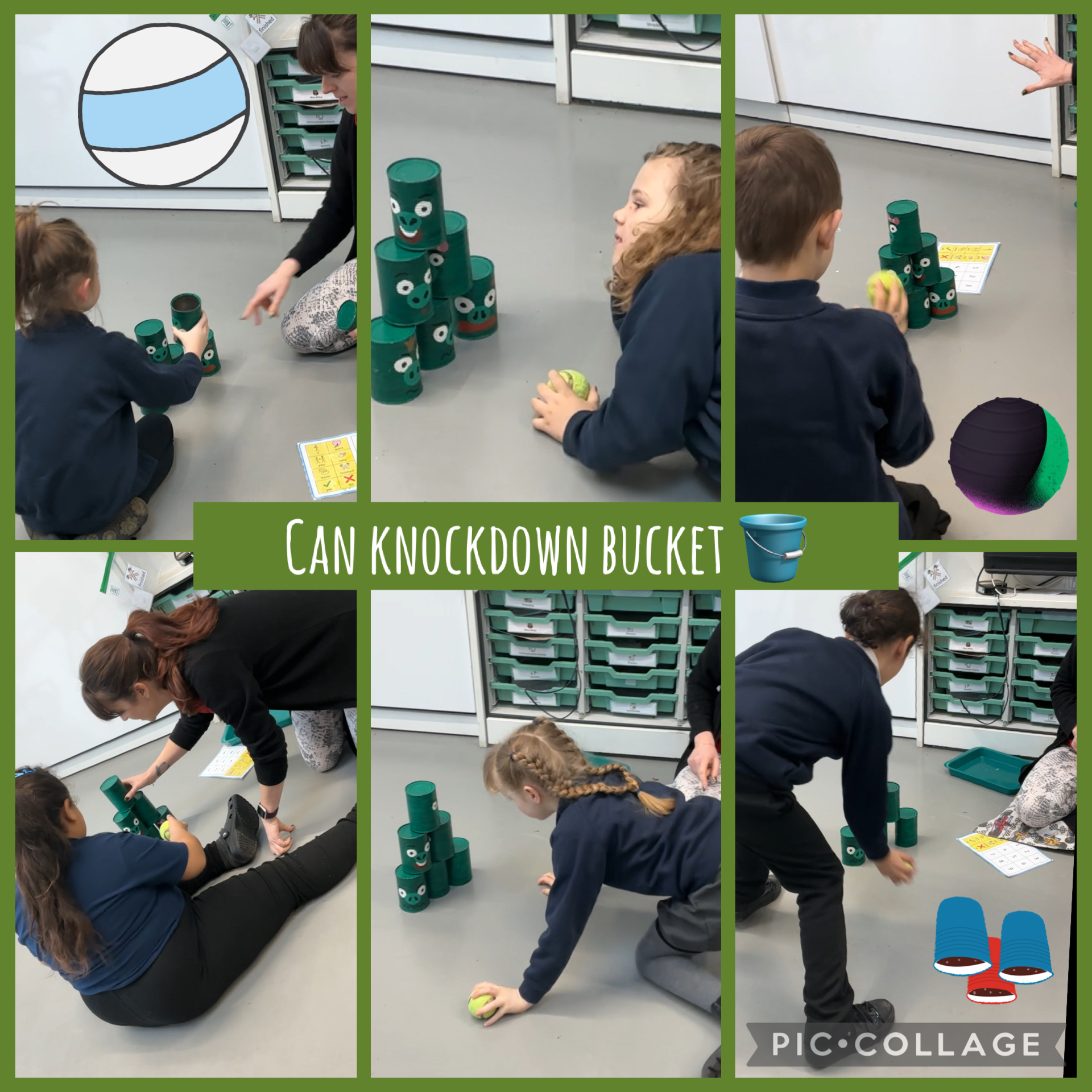 Image of Can knockdown 