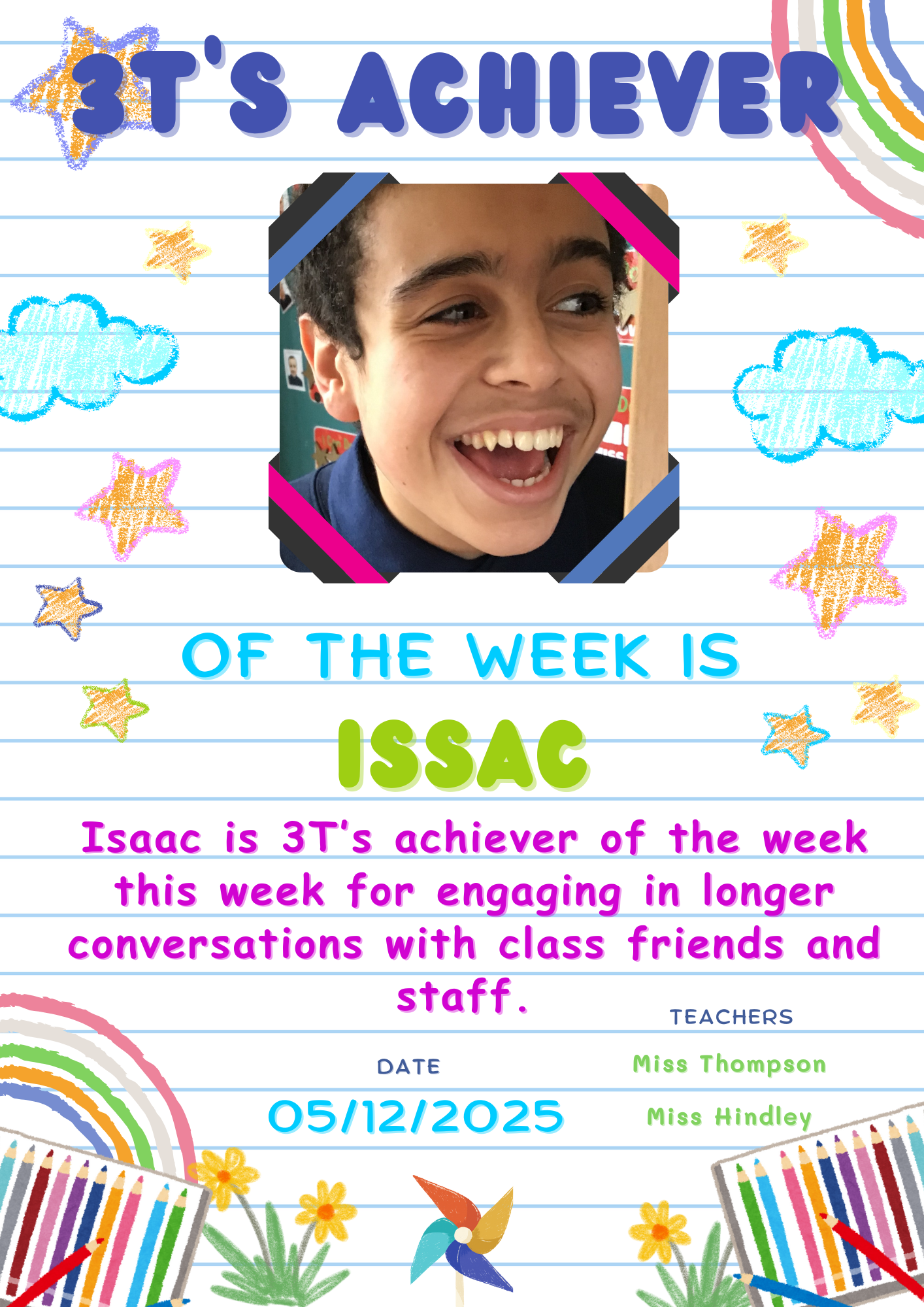 Image of ⭐️ Achiever of the week ⭐️
