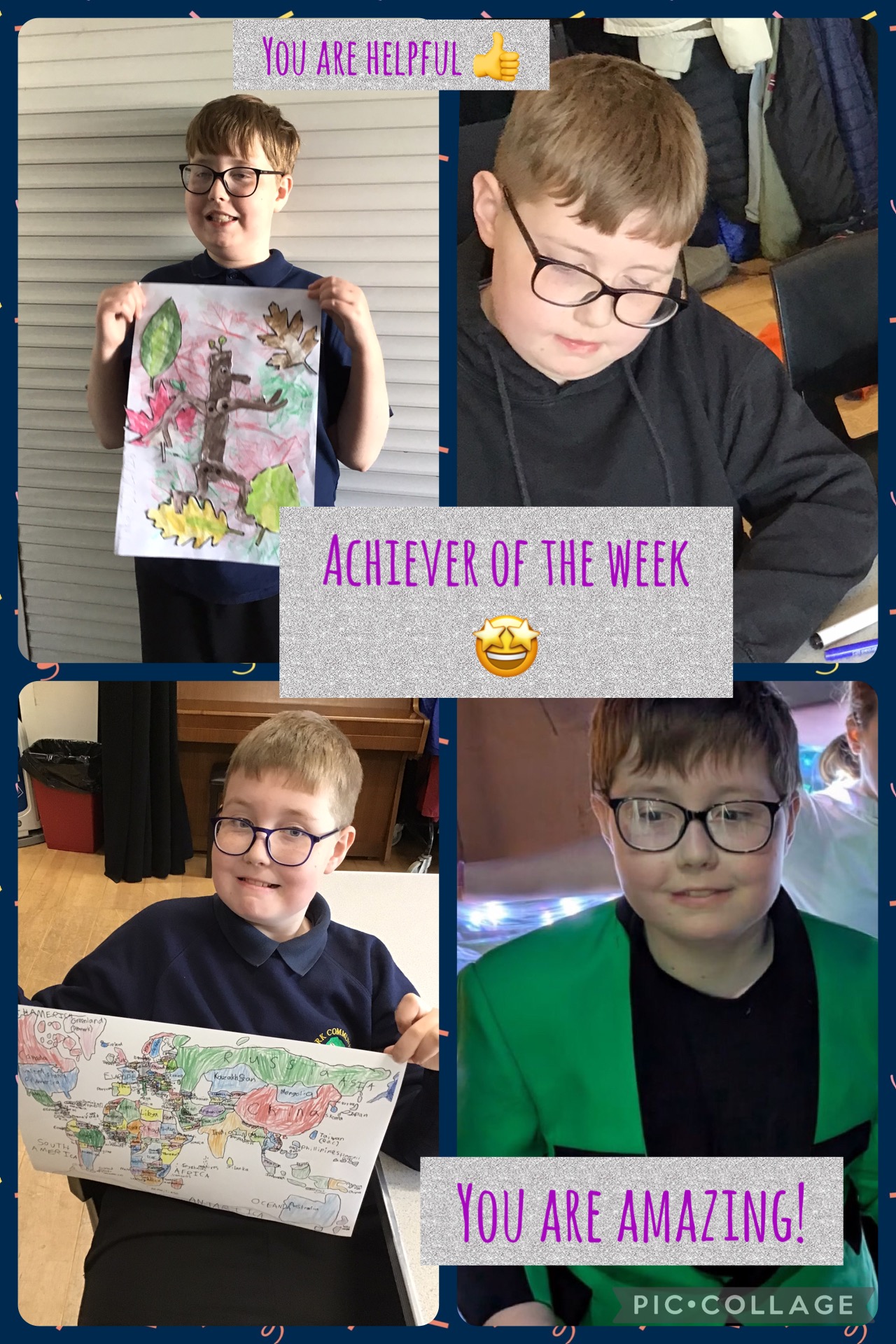 Image of Achiever of the week!