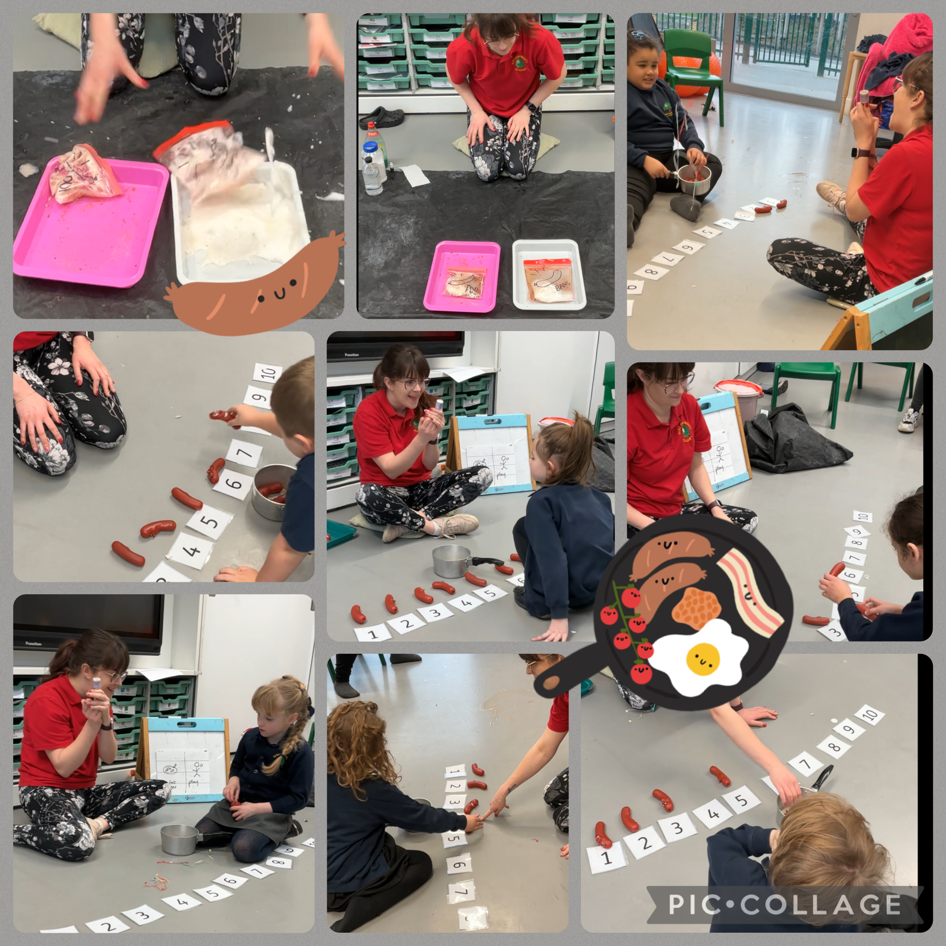 Image of 10 fat sausages!