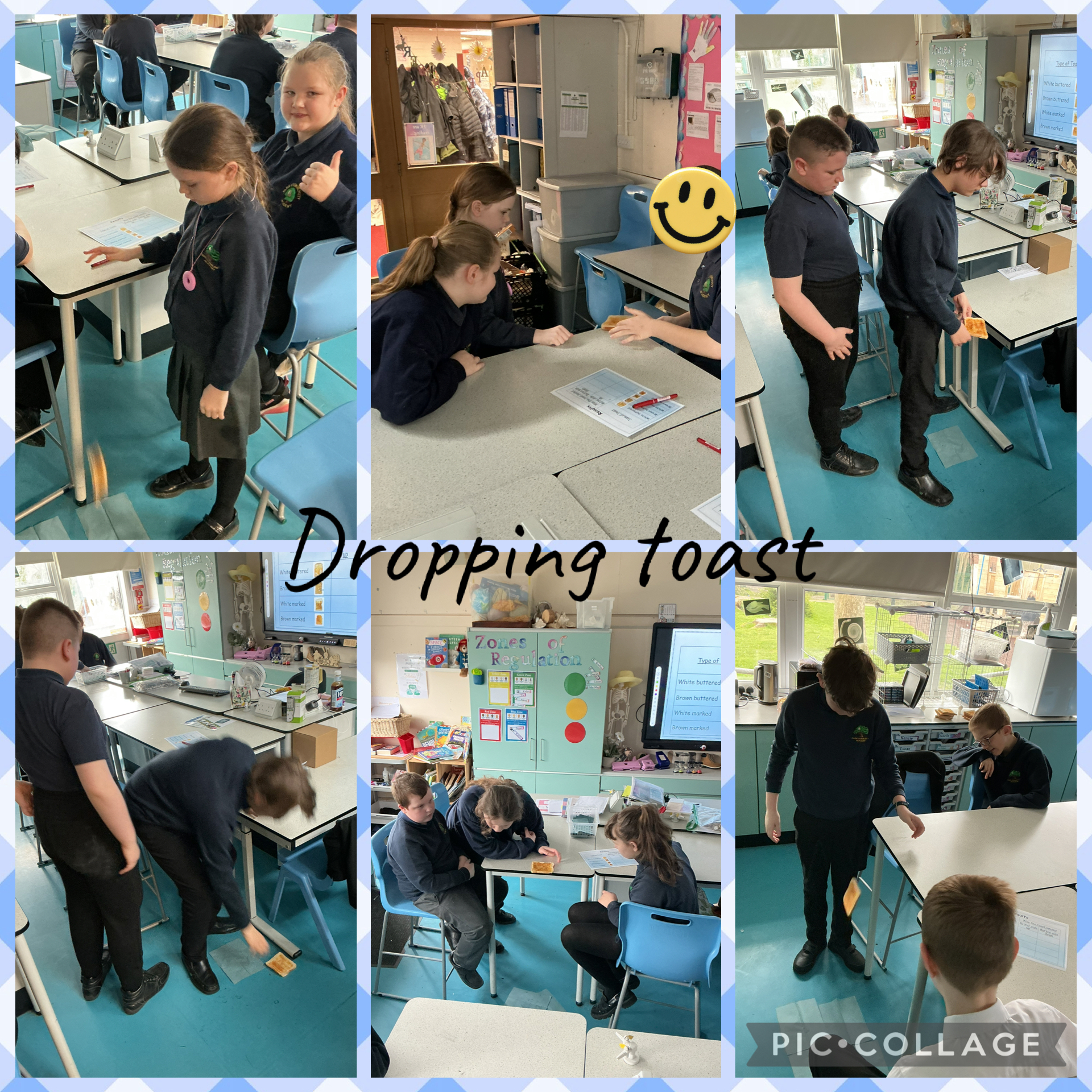 Image of Dropping experiment