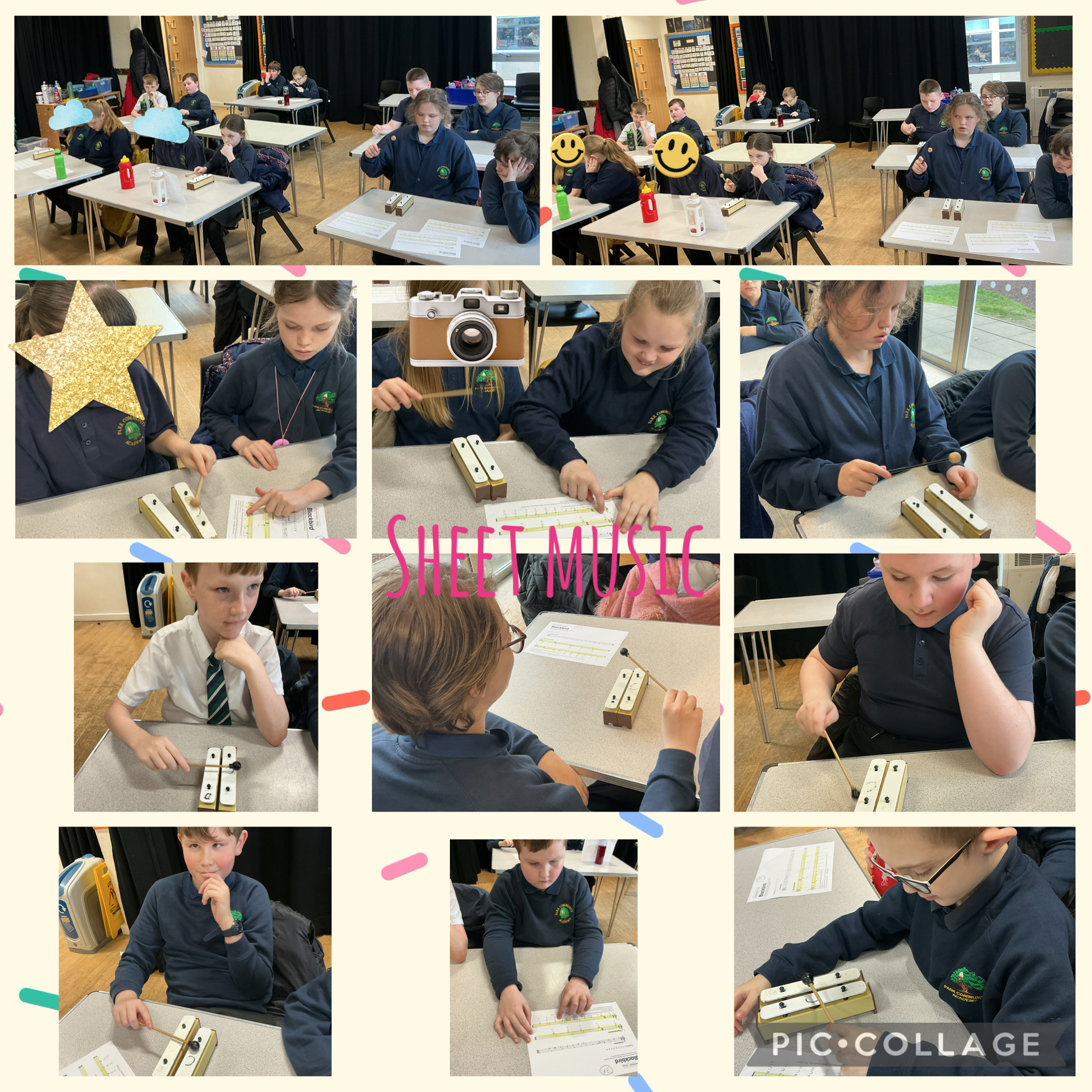 Image of Reading sheet music 