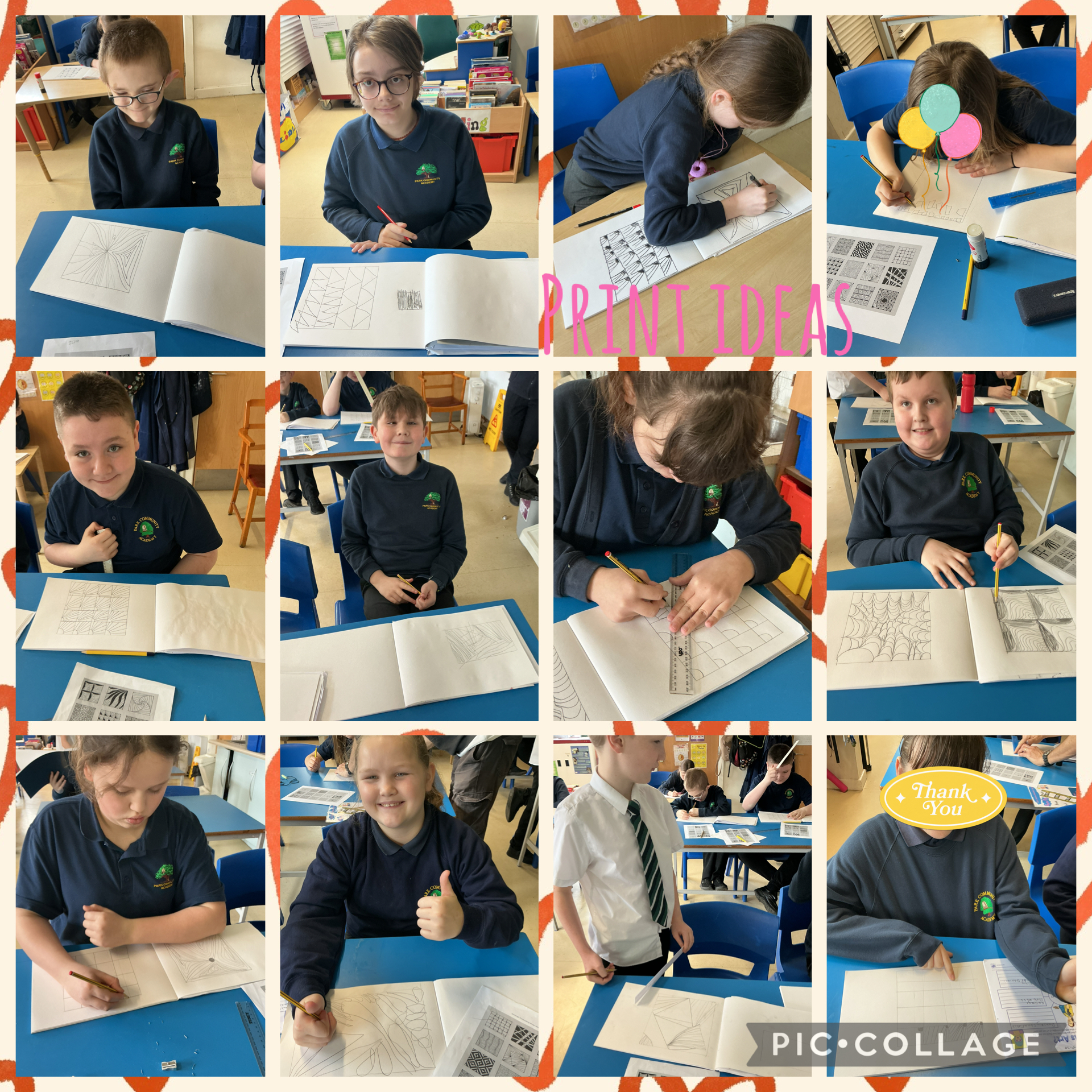 Image of Zentangle print ideas 