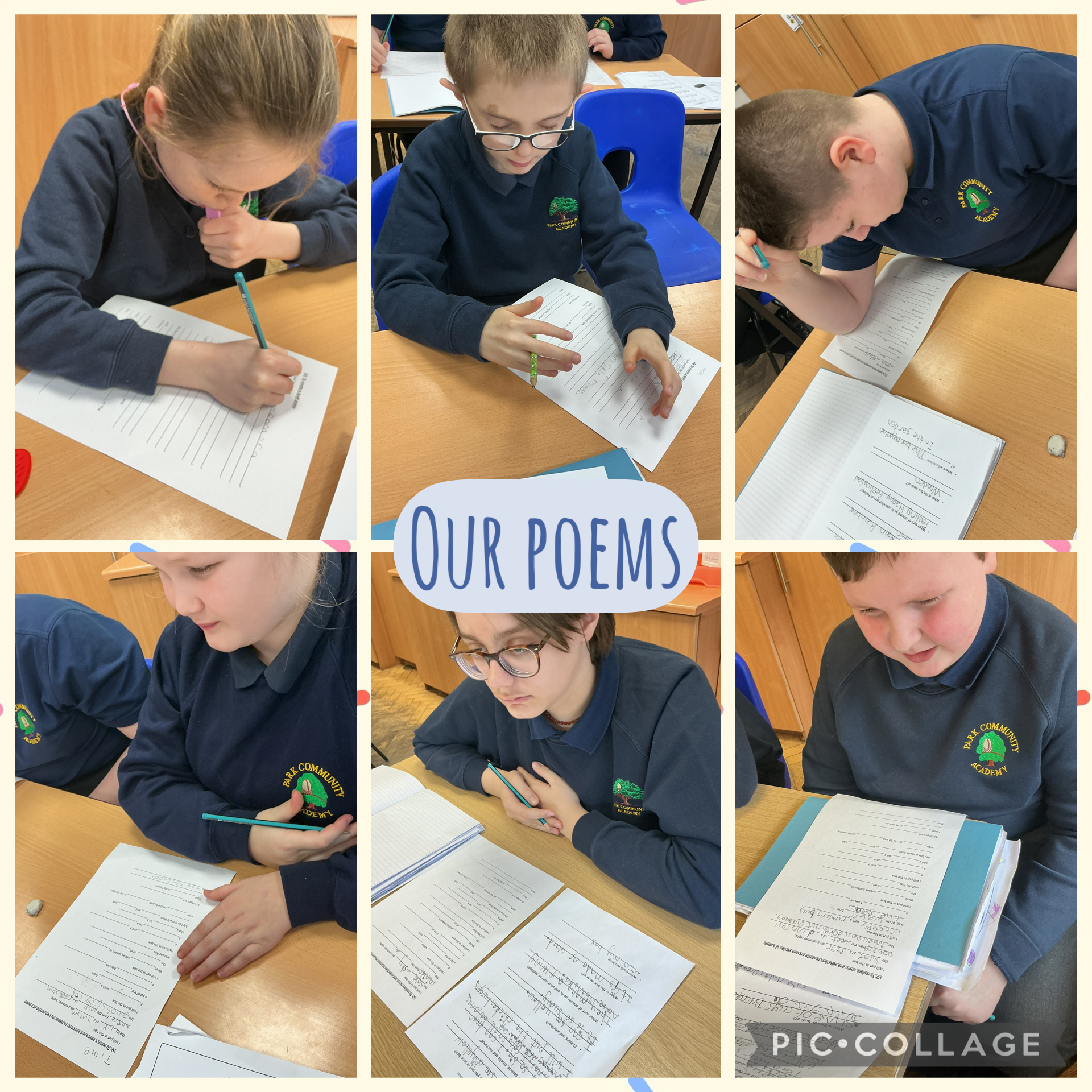 Image of Draft poem writing 