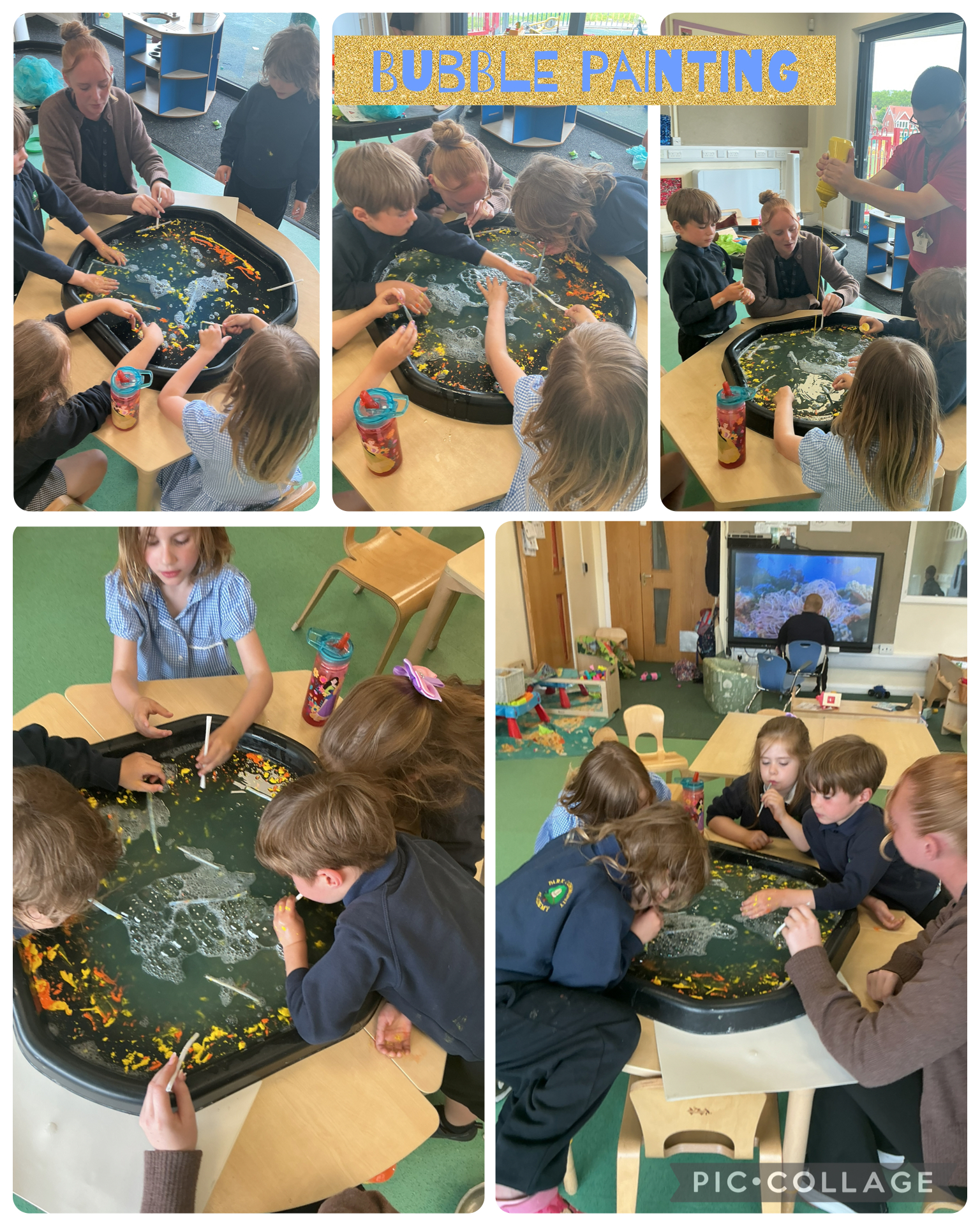 Image of Bubble Painting