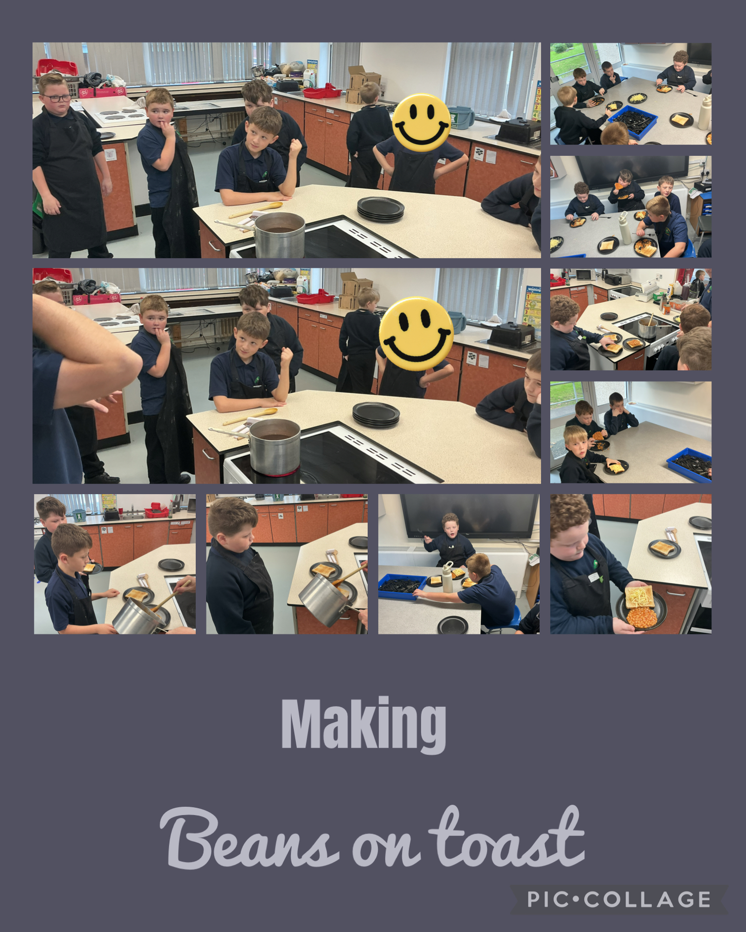 Image of Making beans on toast!