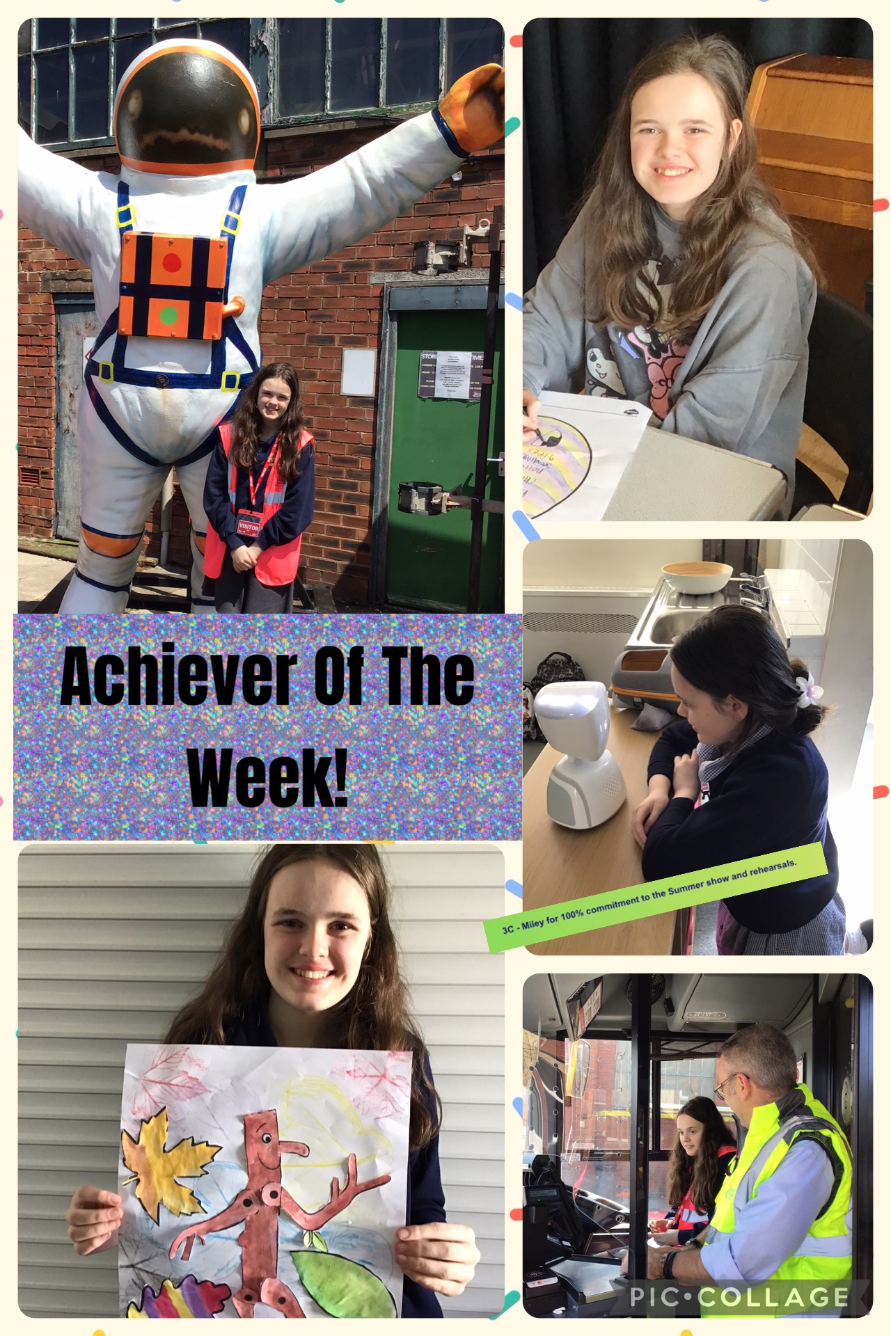 Image of Achiever of the week!