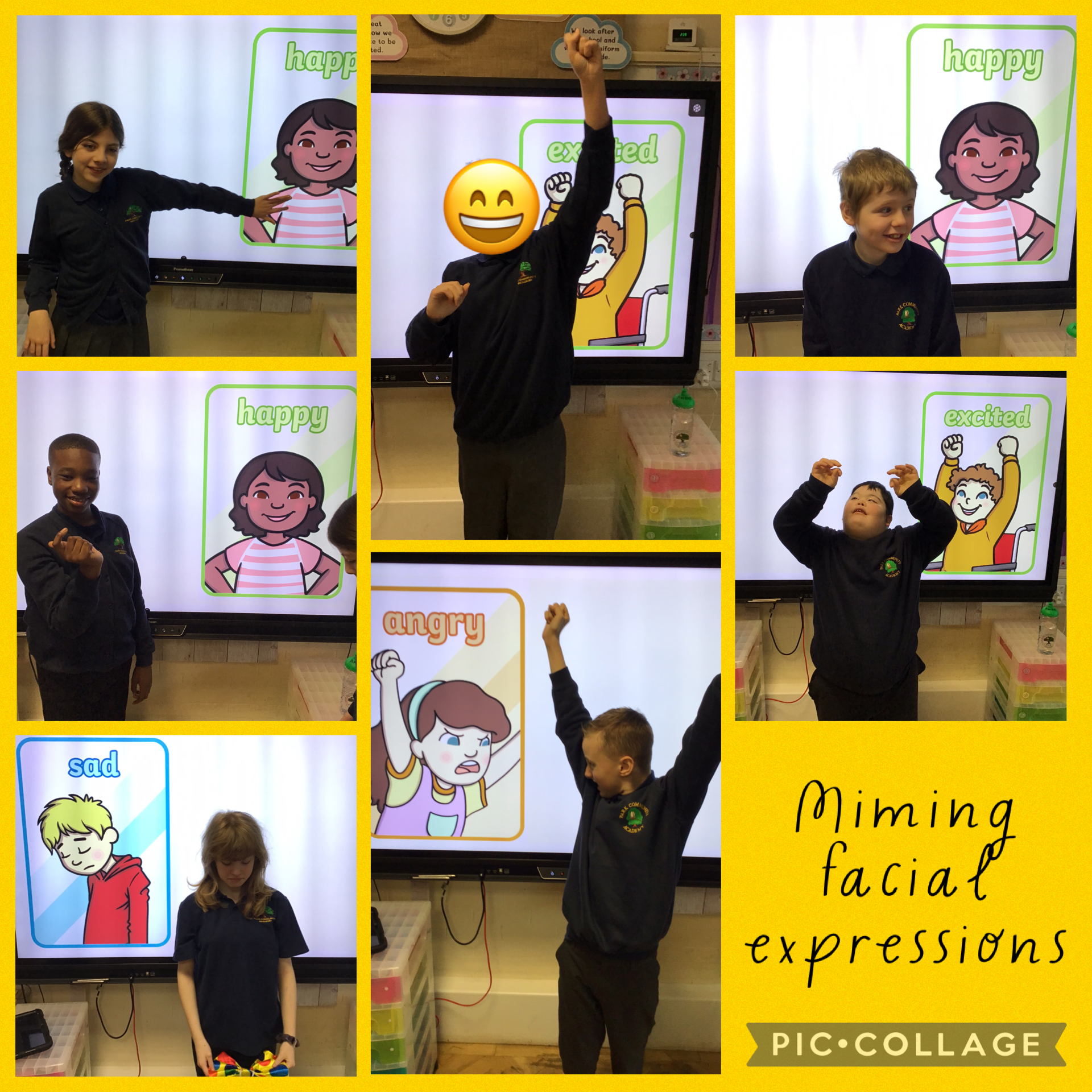 Image of Miming emotions in Drama