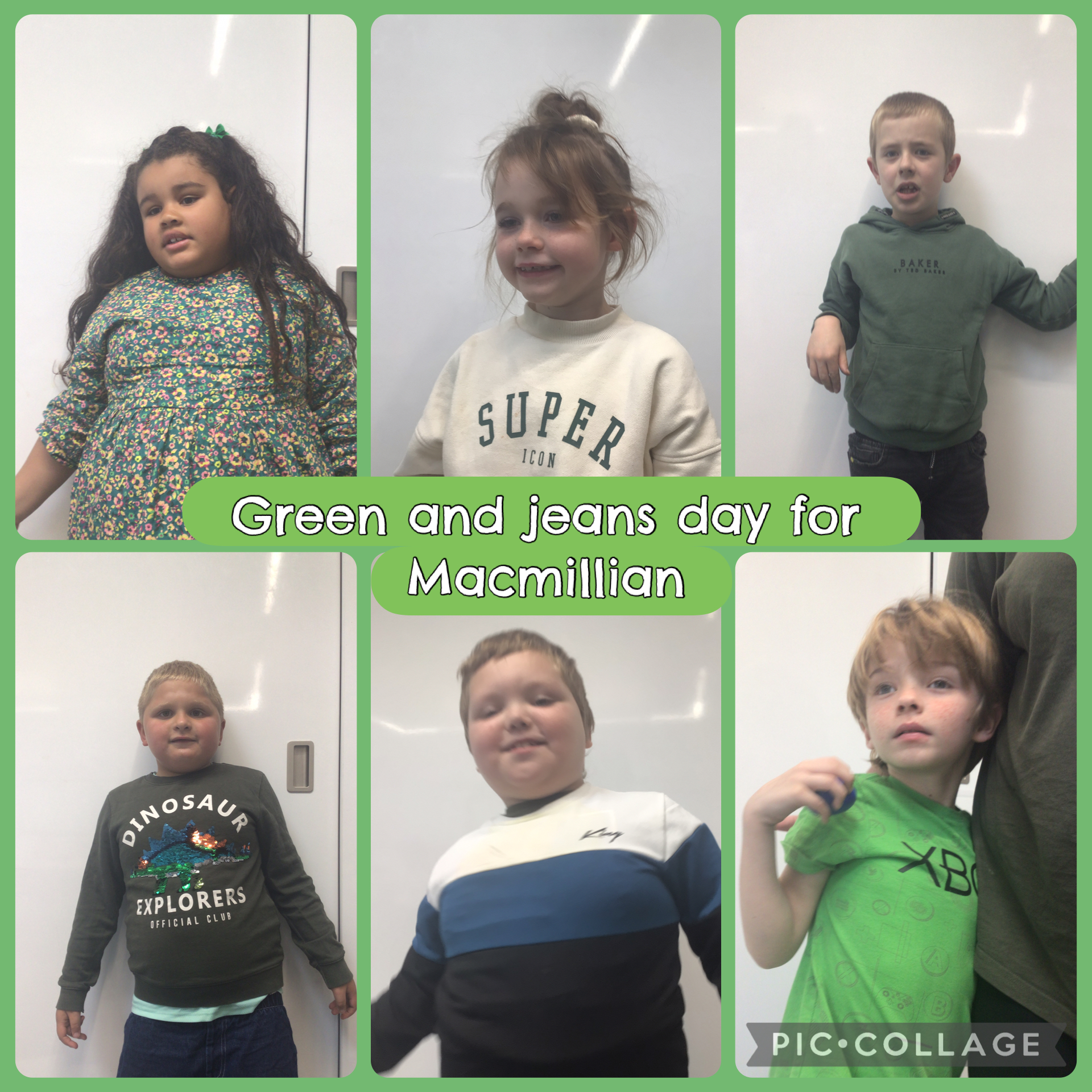 Image of Green and jeans day for Macmillan