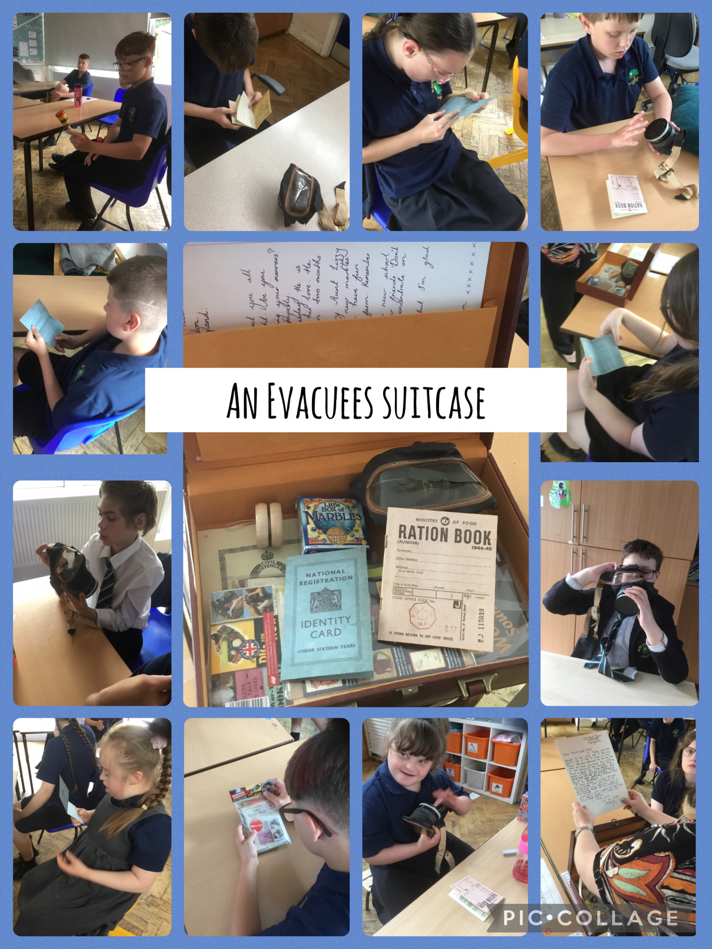 Image of An evacuees suitcase