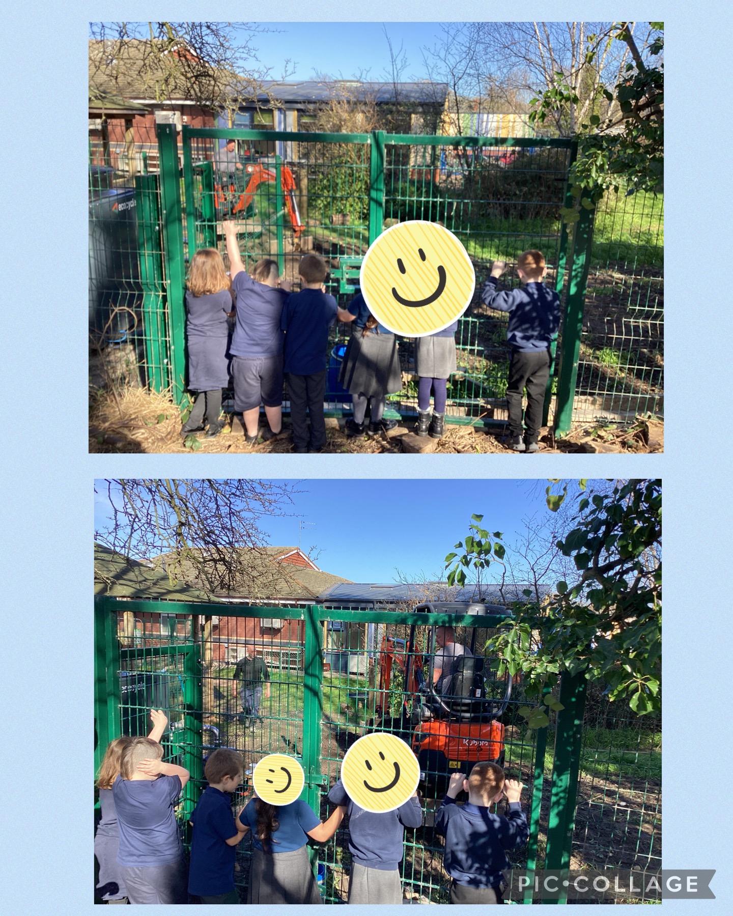 Image of Watching the digger was so much fun