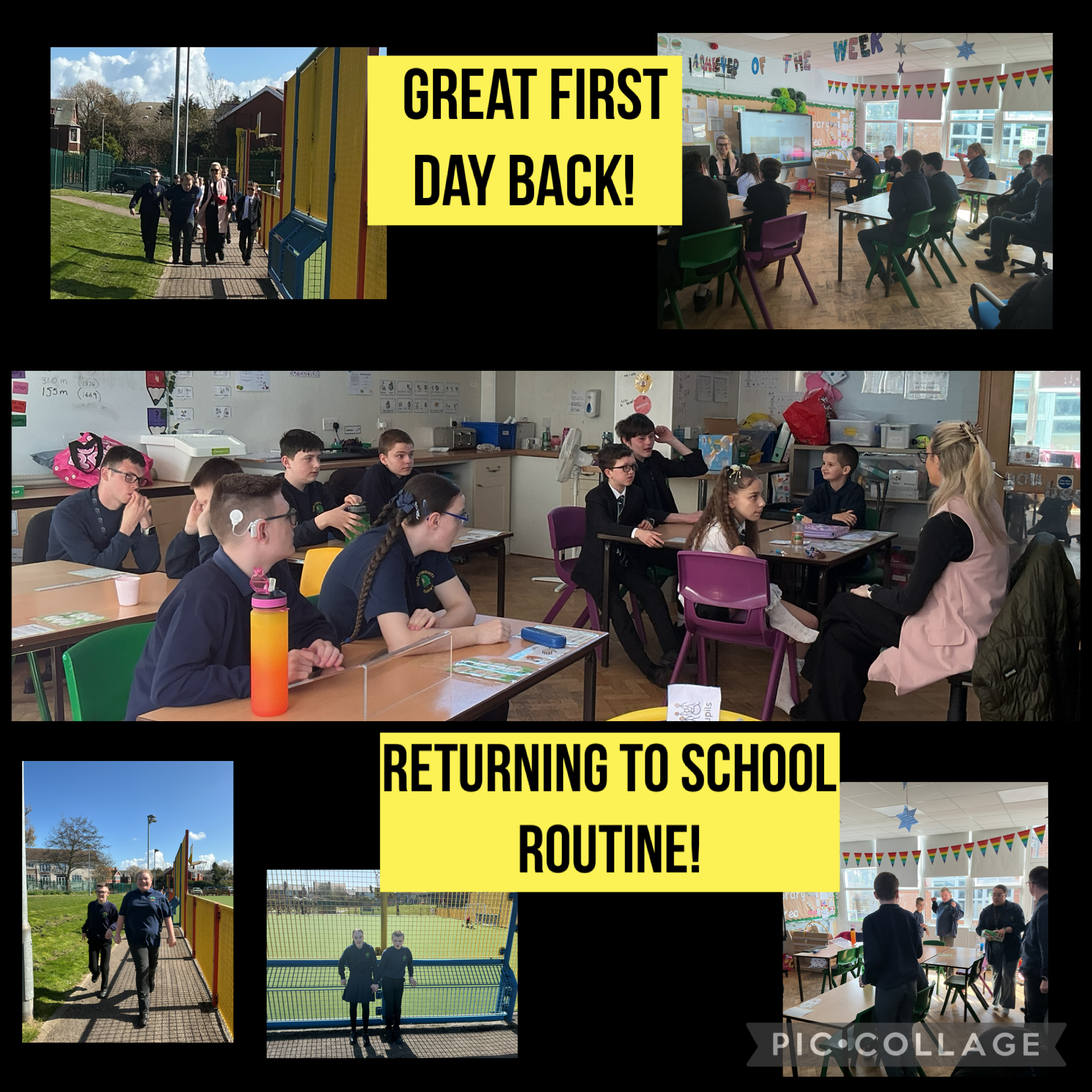 Image of First day back!