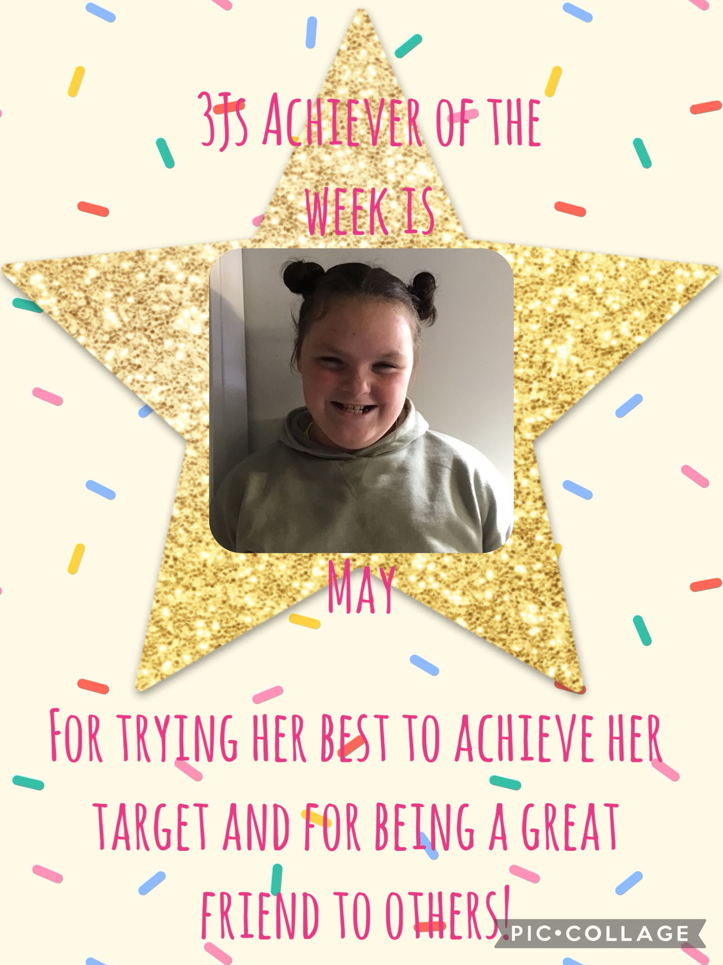 Image of Achiever of the week!