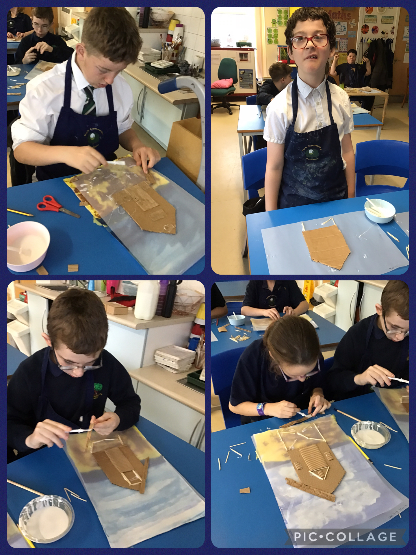 Image of Beach huts Art