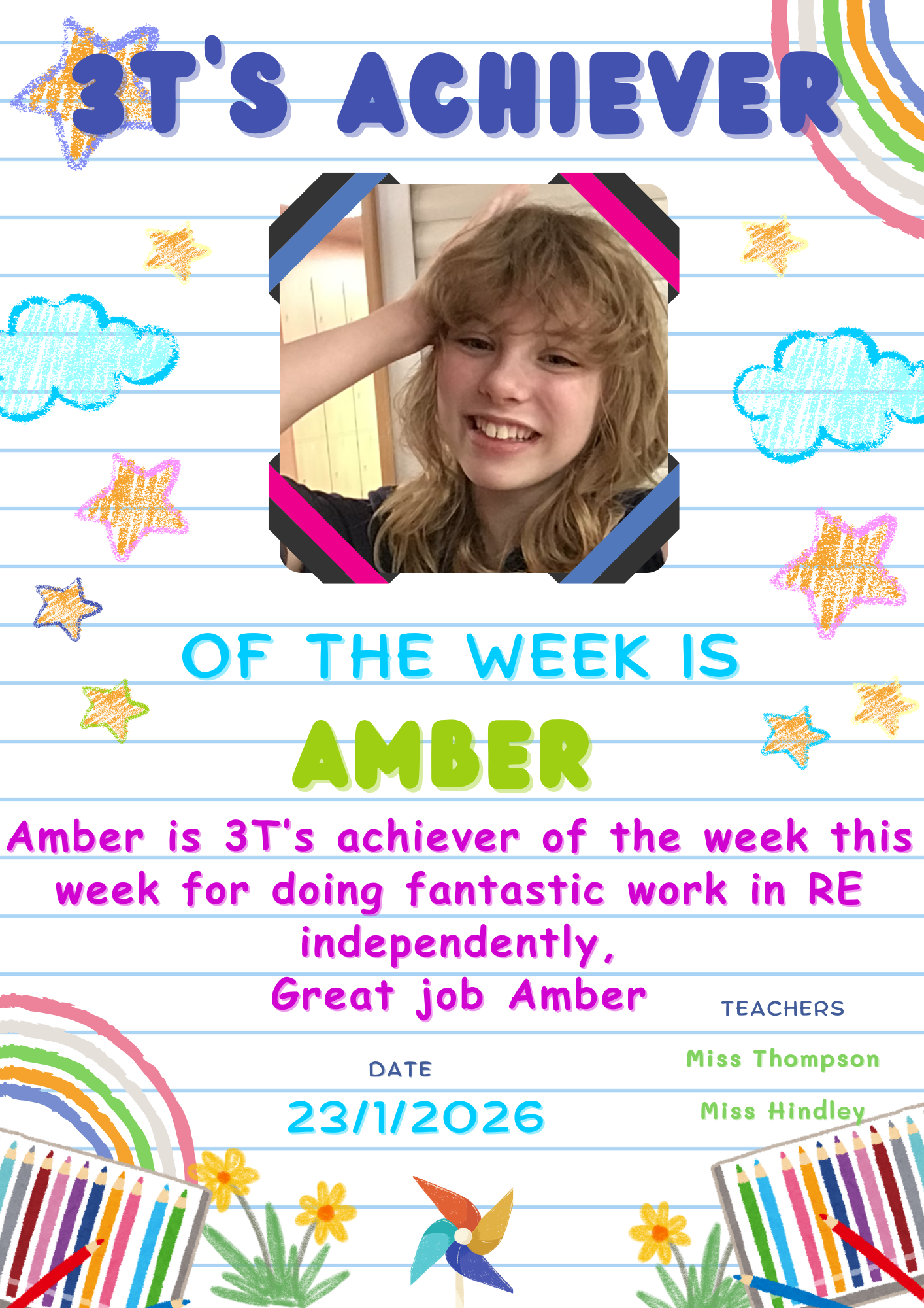 Image of ⭐️  Achiever of the week  ⭐️ 