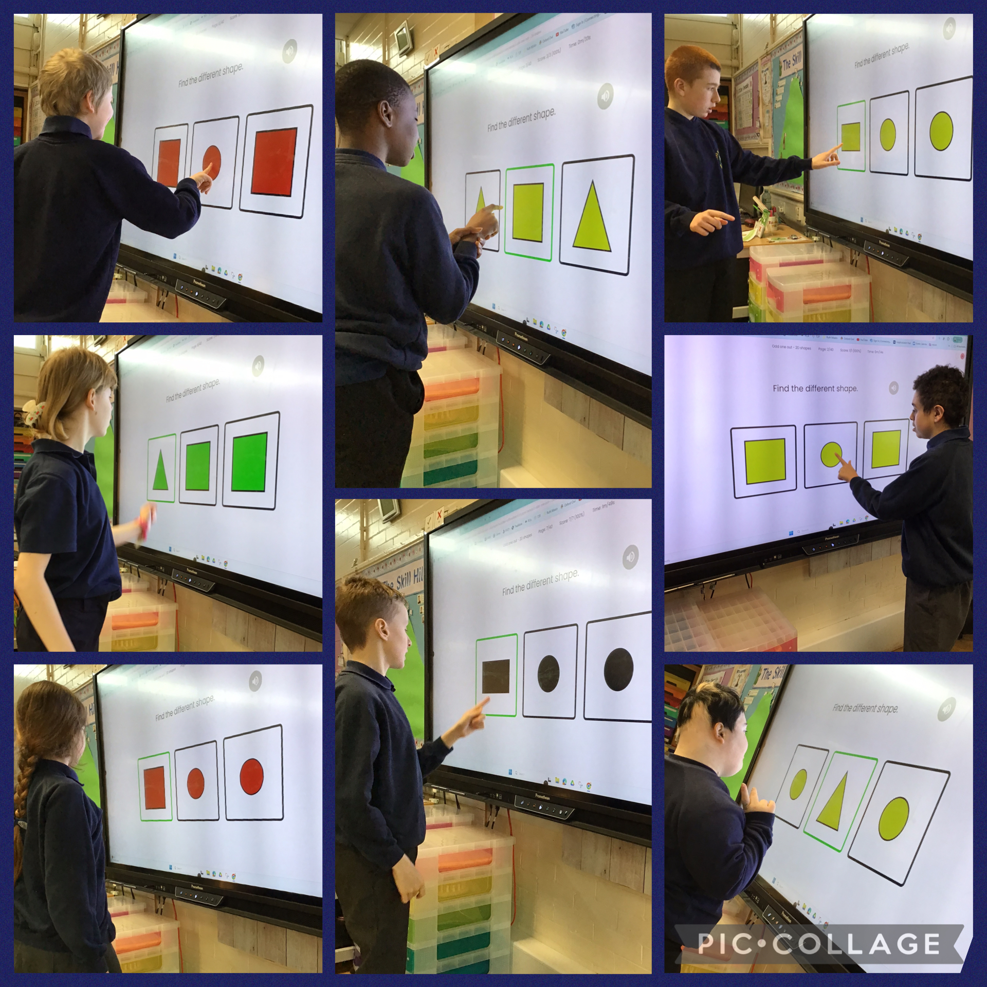 Image of Find the different shape 