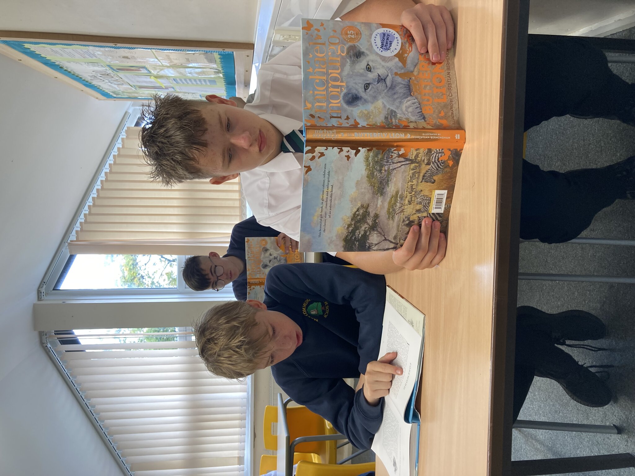 Today 4H started reading their class novel ‘The Butterfly Lion.  They all  enjoyed the 1st Chapter and all wanted to read to the rest of the class.